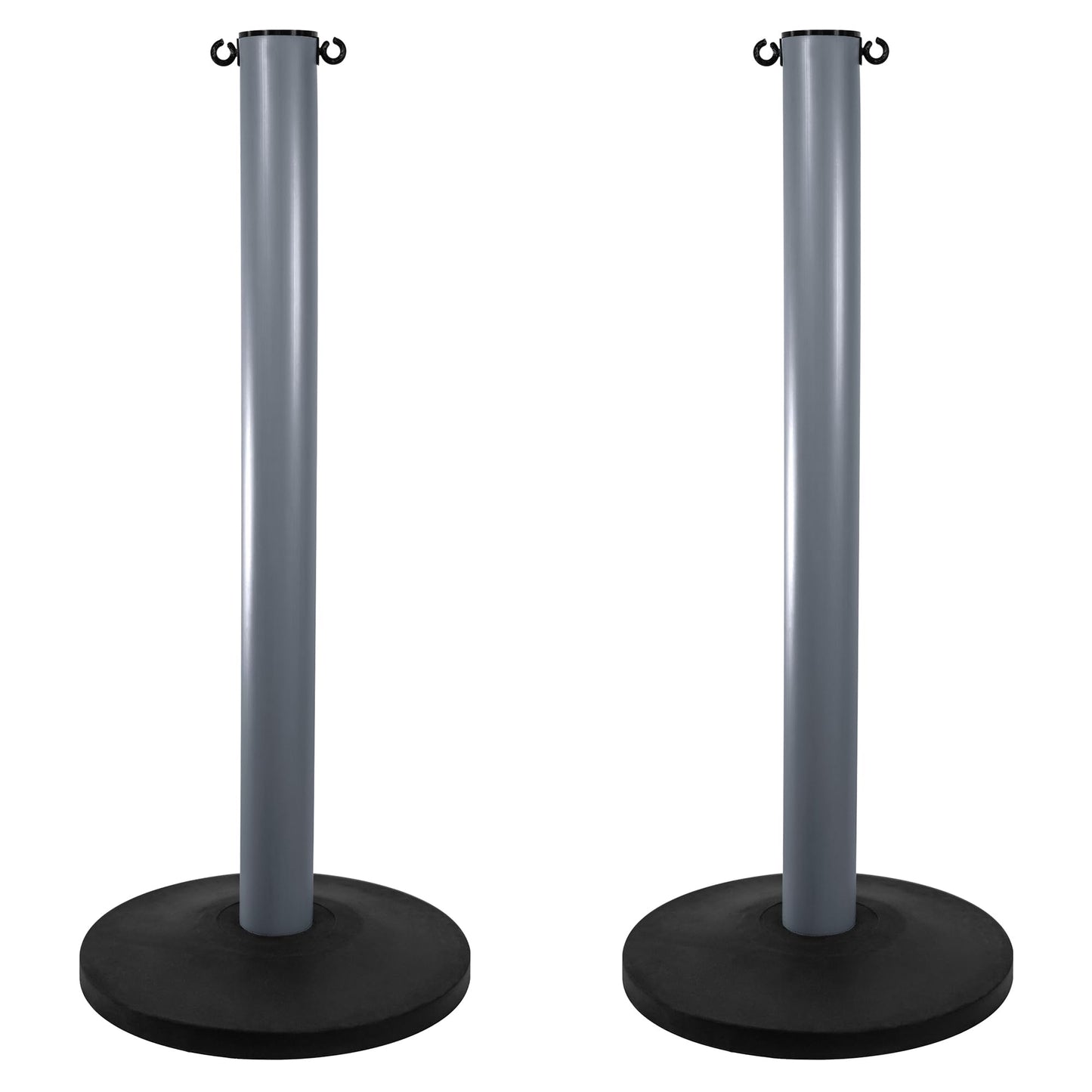 Mr. Chain Silver 3" Heavy Duty Industrial Stanchion
