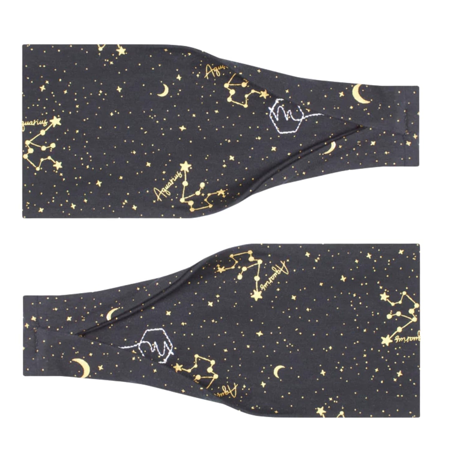 Maven Thread 4" Wide Workout Headbands for Women (2 Pack) – Non-Slip Sweatbands for Gym, Running & Yoga (Aquarius, 2 Pack)