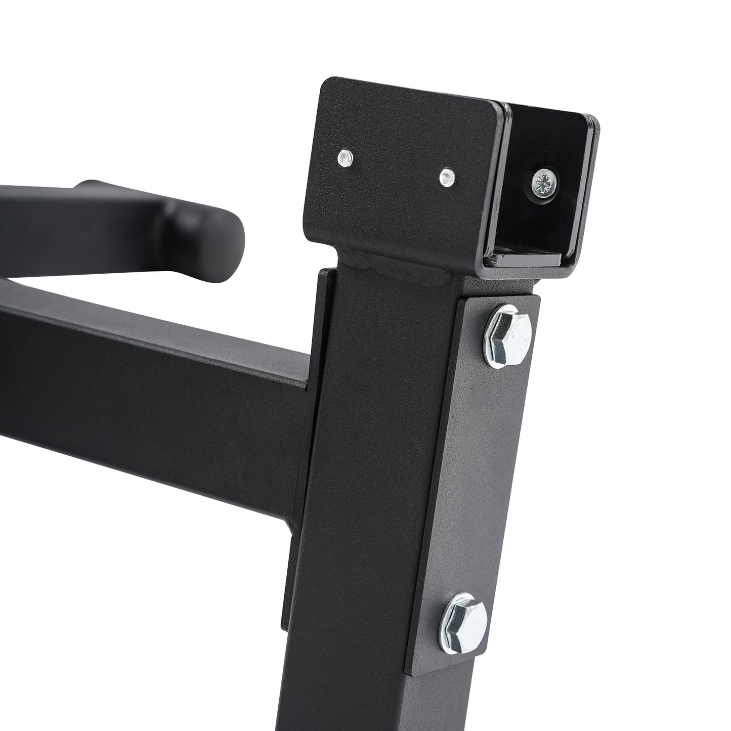 Deadlift Barbell Jack Stand, 220lbs Capacity Heavy Duty Carbon Steel Bilateral Barbell Changer for Easy Changing Plates Anti-slip Handle Deadlift Stand for Deadlift Weightlifting Training, Home Gym