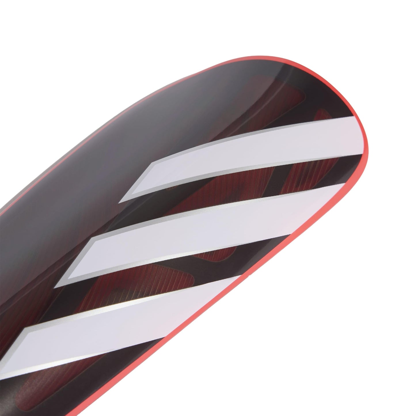 adidas Unisex-Adult Tiro Shinguard League, Black/Lucid Red/White/Silver Metallic, Small