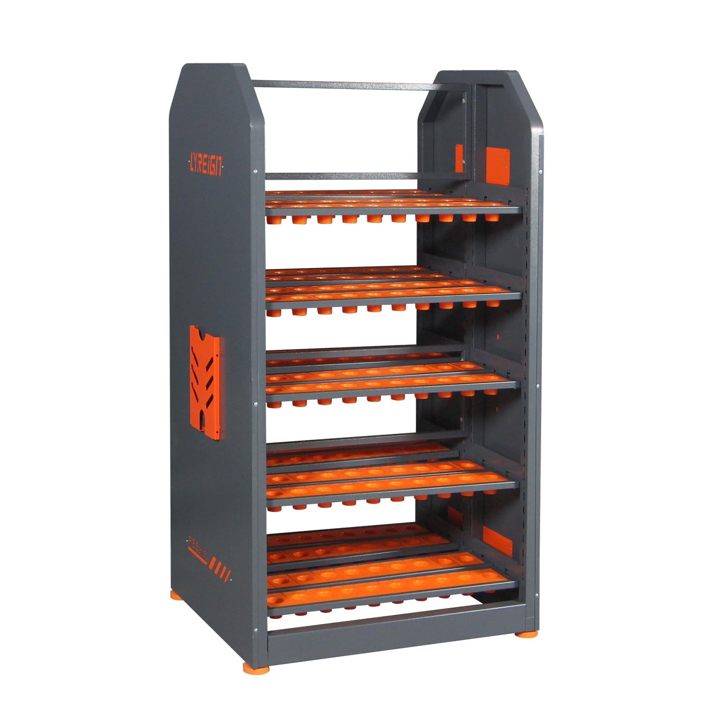 LYREIGN 5-Layer Double-Sided Parallel CNC Storage, Large Capacity Tool Keeper & Compartment for Workers