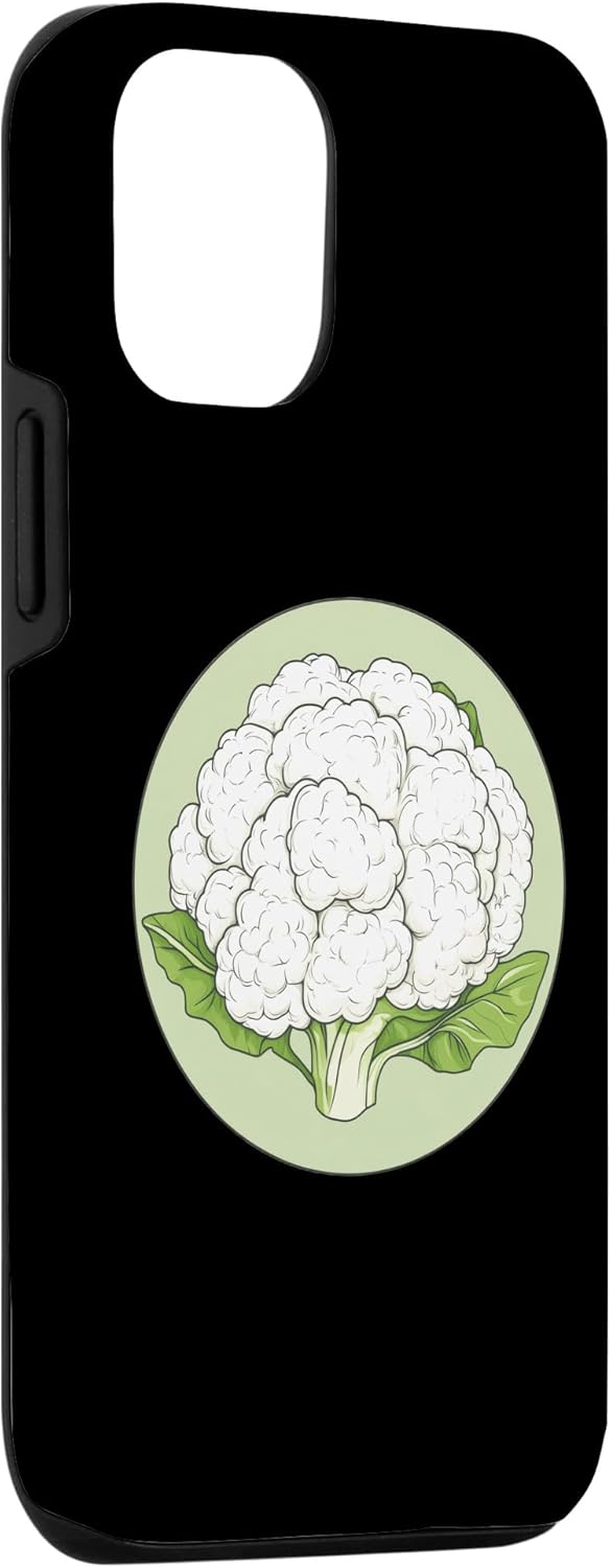 Cauliflower Brassica Oleracea Vegetable Designs 12/12 iPhone Pro Cauliflower Round Image Case