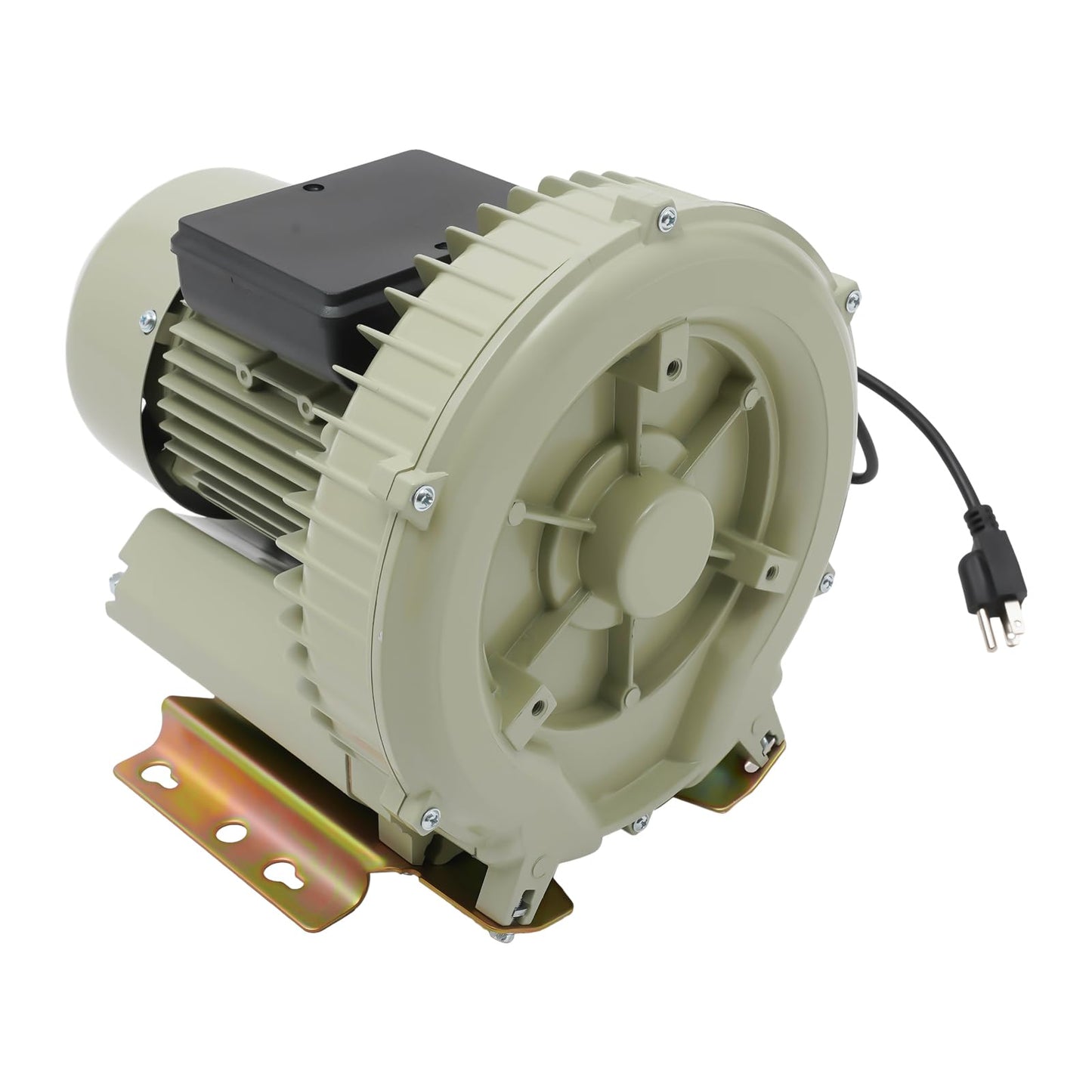 Aquaculture Vortex Air Blower Pump, 370W 12Kpa Industrial Fish Tank Electric Air Pump High Pressure Blower for Aquarium Pond