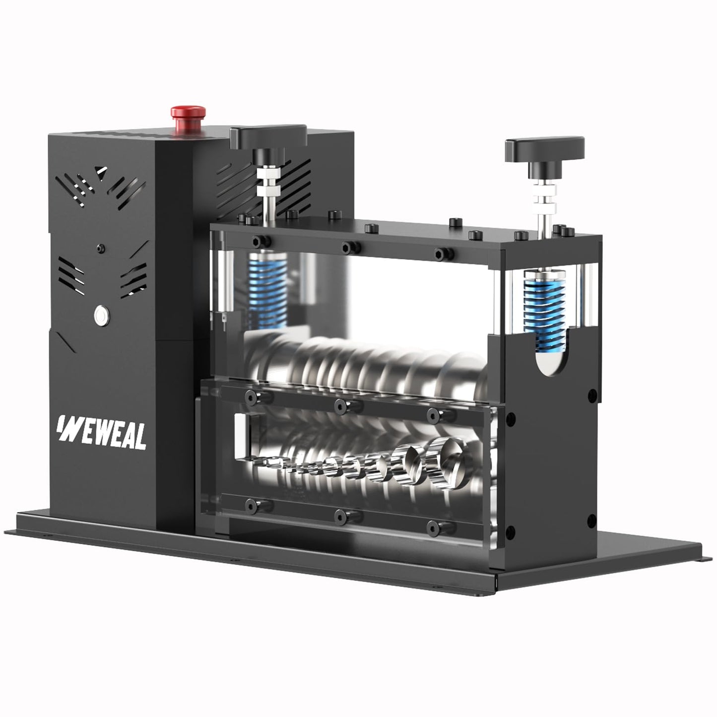 WEWEAL Wire Stripper Machine - 700W 0.06''- 1.5'' Electric Wire Stripping Machine with 11 Channels 10 Blades - Heavy-duty Automatic Cable Stripper for Workshop Copper Recycling