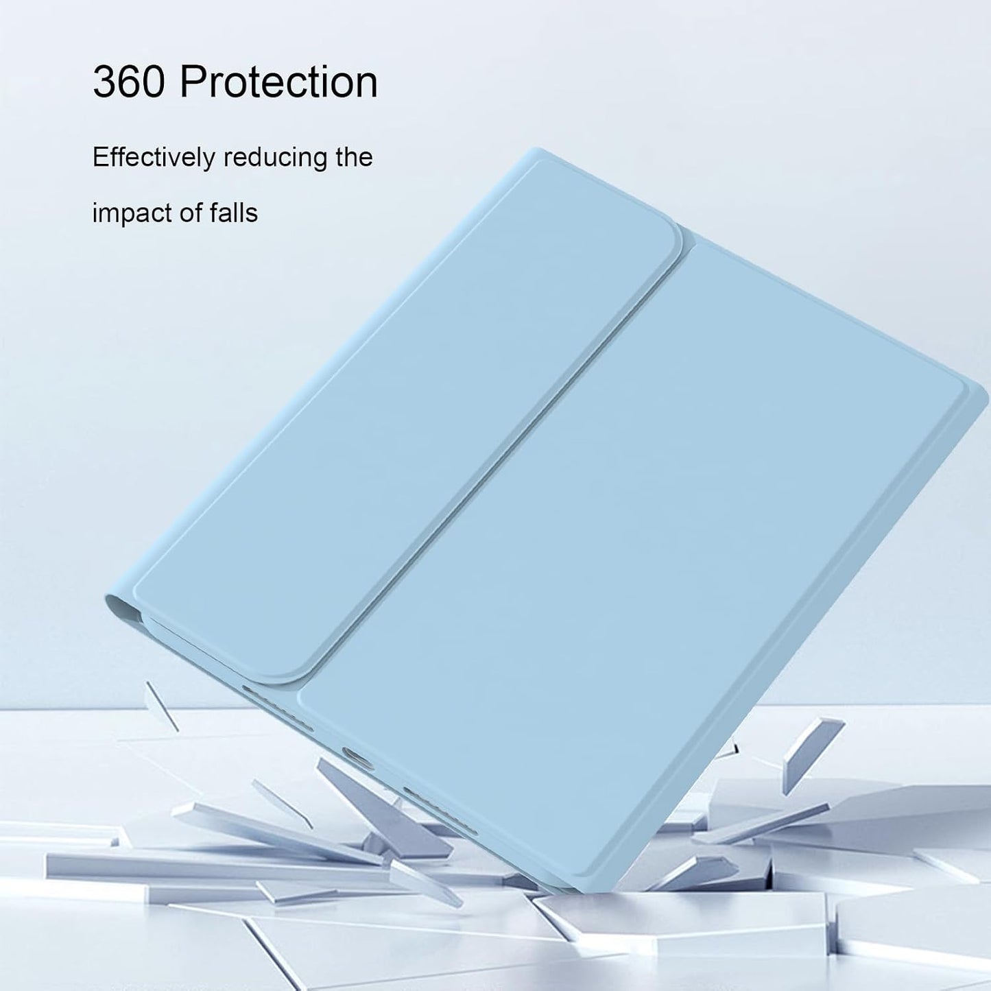 Divufus 11th (A16) 2025, 10th 2022 3 Keyboard Case for iPad Generation for iPad Generation [Magnetic Detachable
