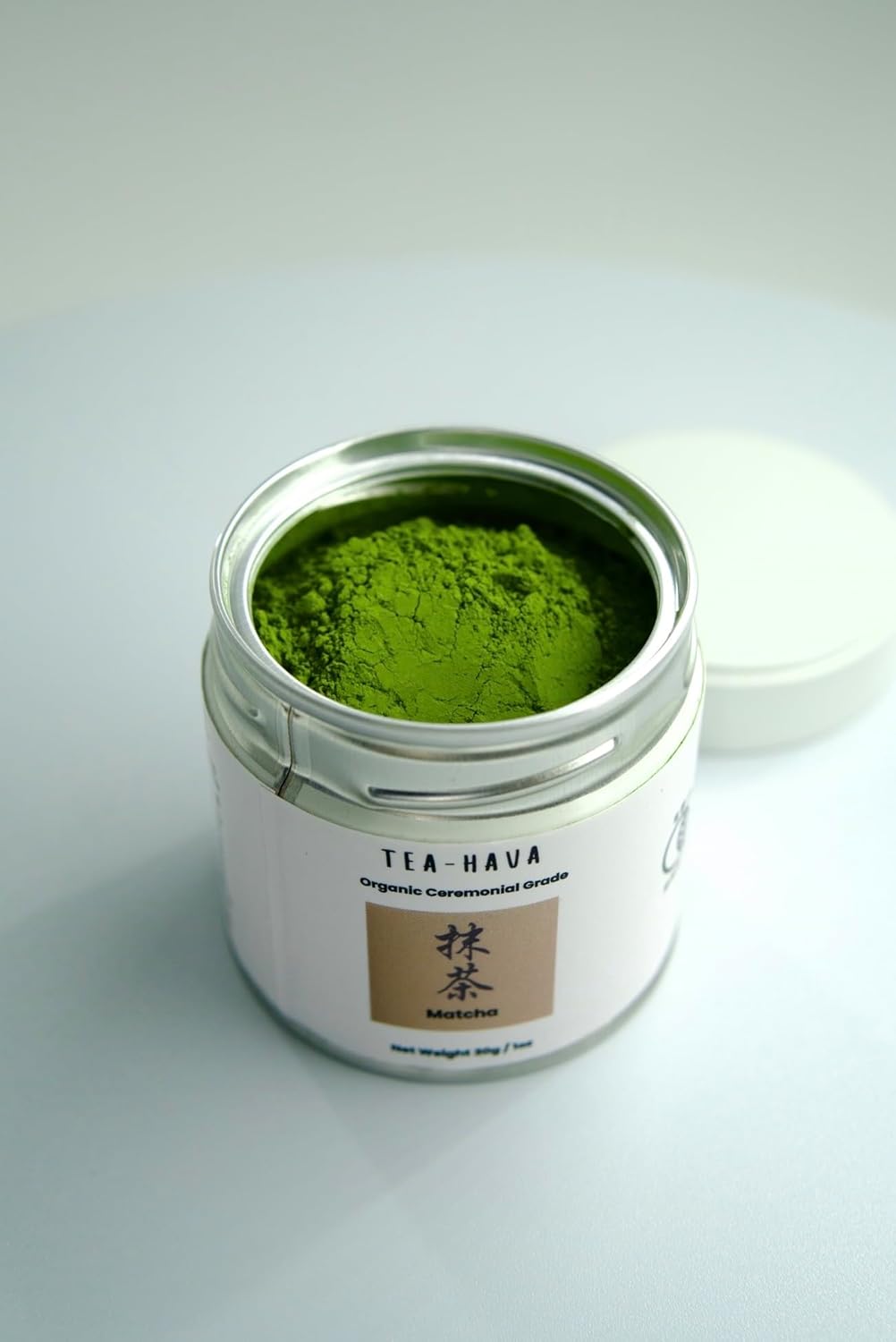TEA-HAVA Organic Matcha Green Tea Powder - Superior Ceremonial Blend from Uji, Kyoto (30g / 1.06 oz)