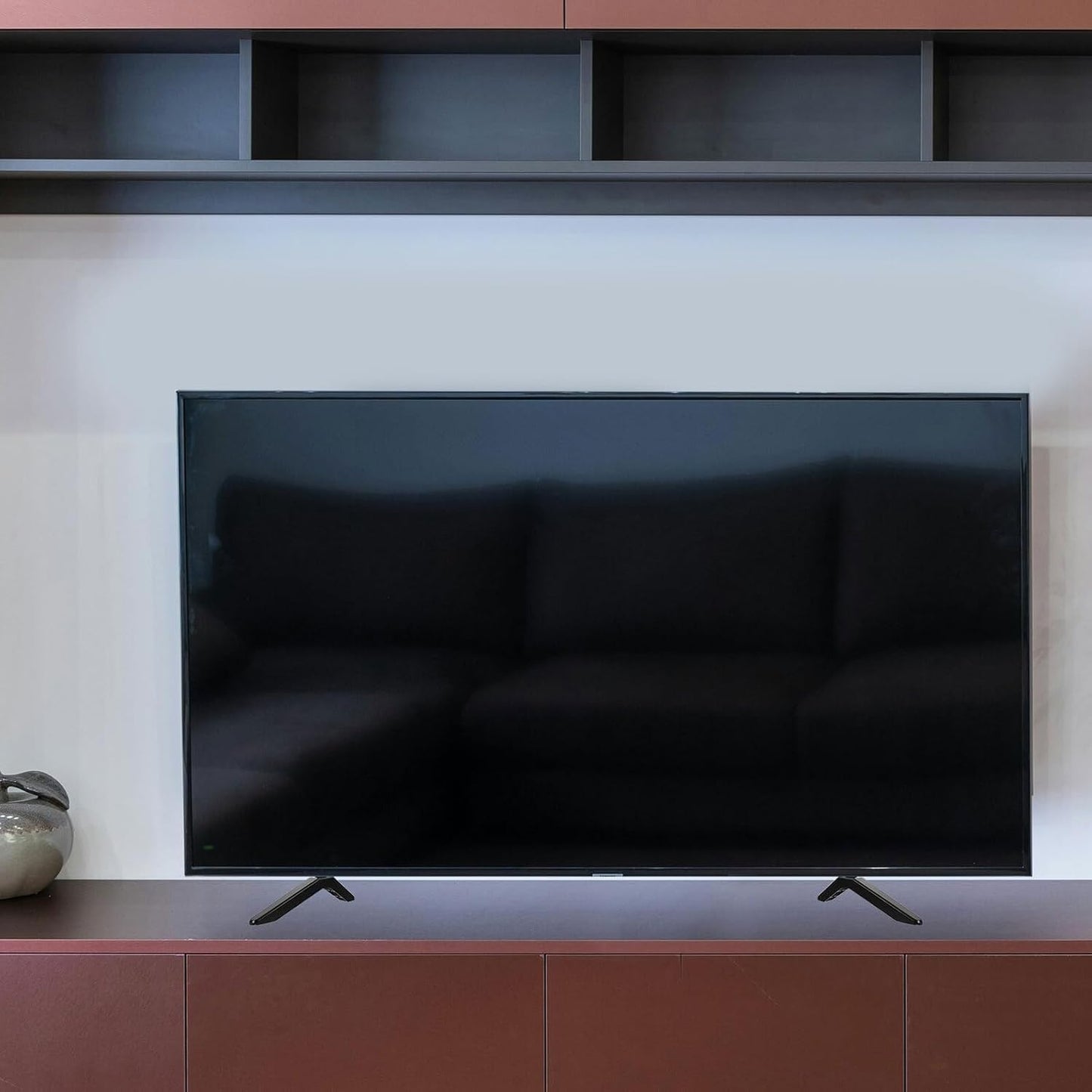COOLHIYA Universal Tv Stand Mount with Tabletop Base Adjustable Height Tv Bracket for Living Room