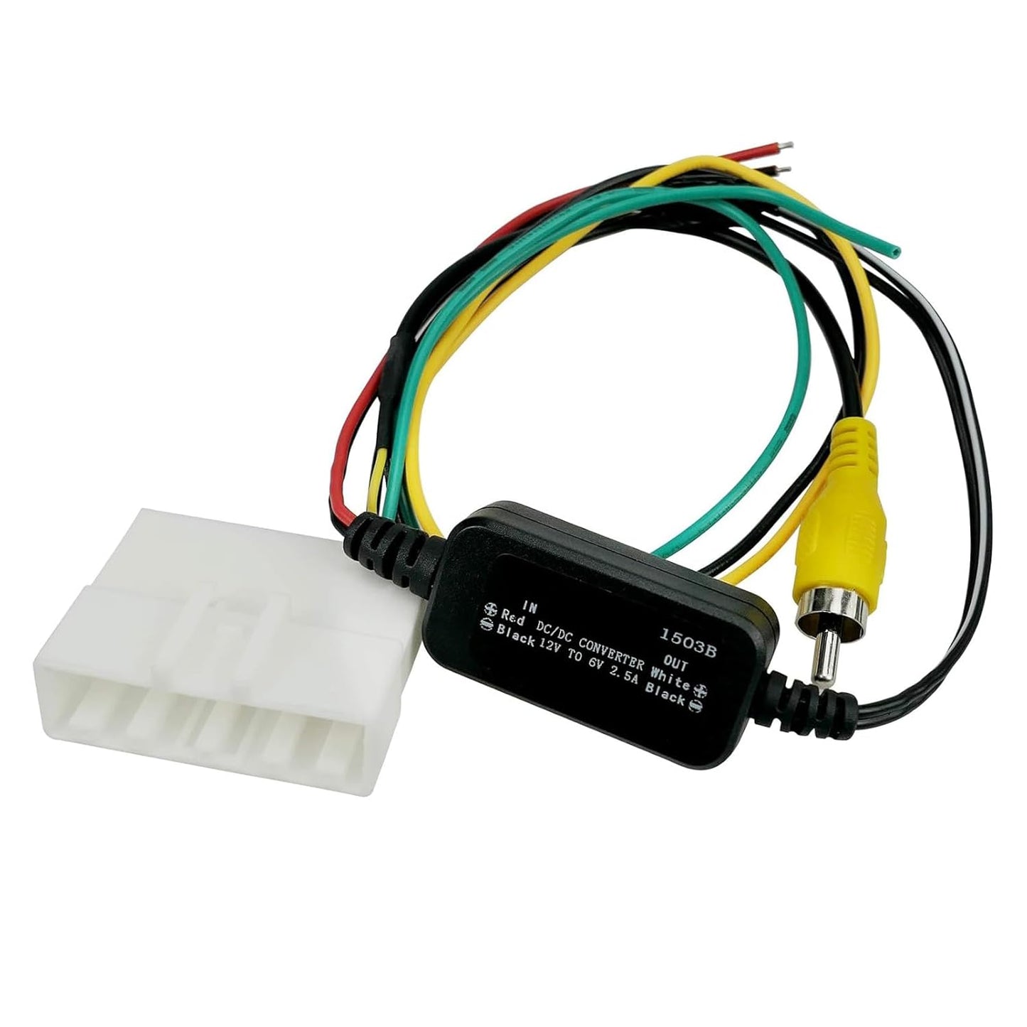 JUNMUL UX-NI006 12v 6v Backup Camera Retention Wire Harness Compatible with Nissan Frontier Altima Murano Rogue Titan