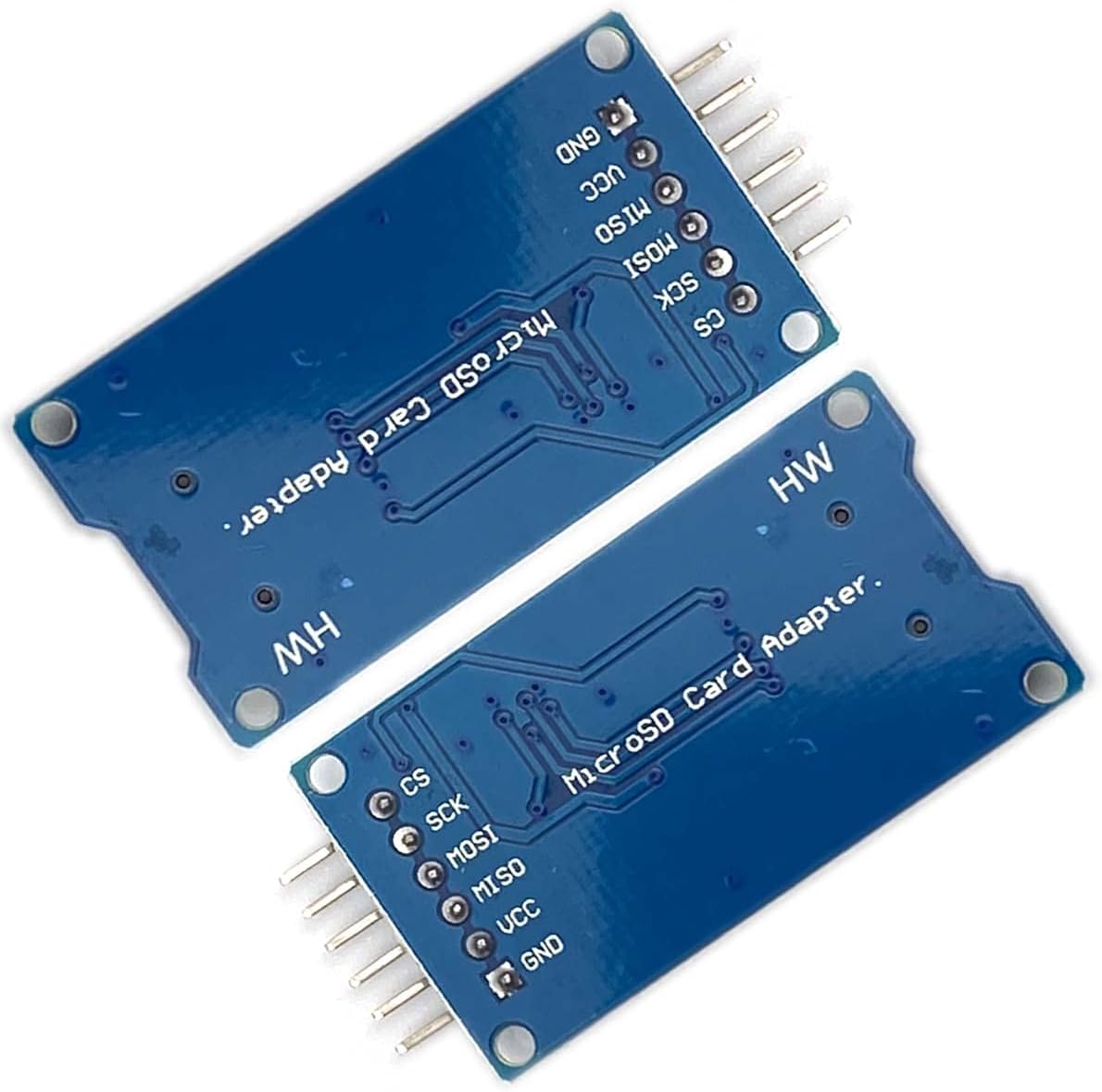 Kiro&Seeu 2pcs 6-pin Micro SD Card Module Storage Board TF Card Memory Adapter Reader Module SPI Interface Compatible