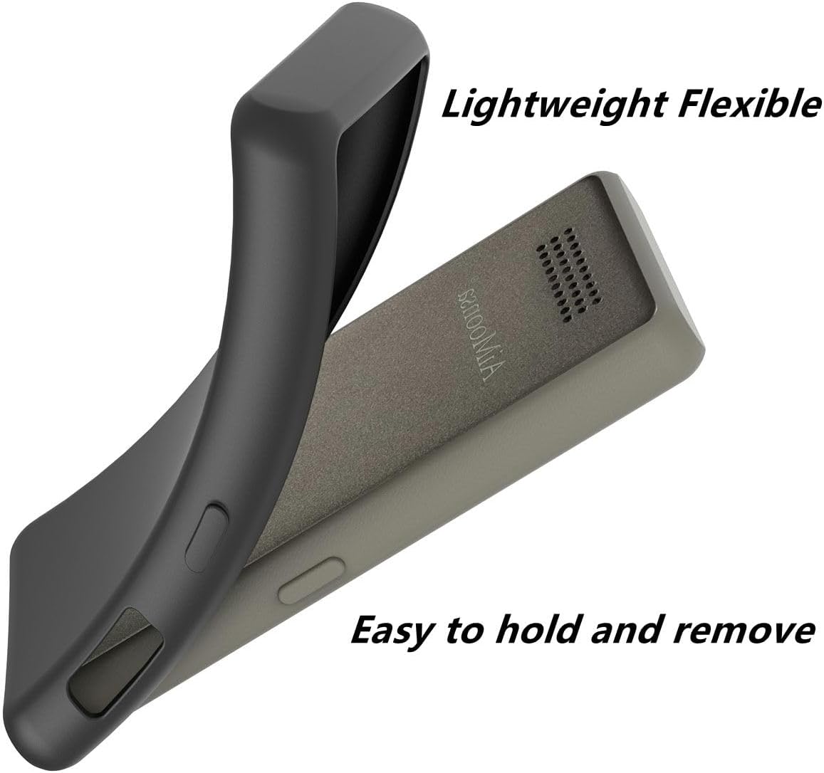 Fotosuncy B27 Mp3 for AiMoonsa Player Case, Anti-Slip and Shockproof, Lightweight Flexible Matte Protective Cover Black