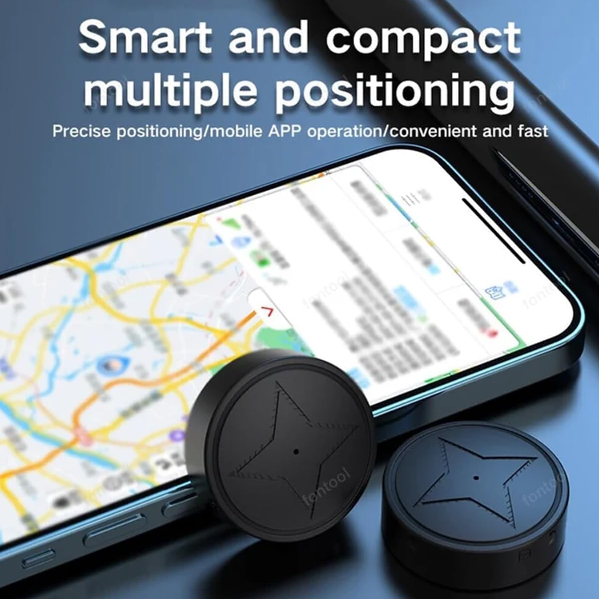 Jequemu 2026 PG12-6) GPS Tracker for Vehicles, No Subscription, GPS Strong Magnetic Vehicle Anti-Lost Tracker, Smallest