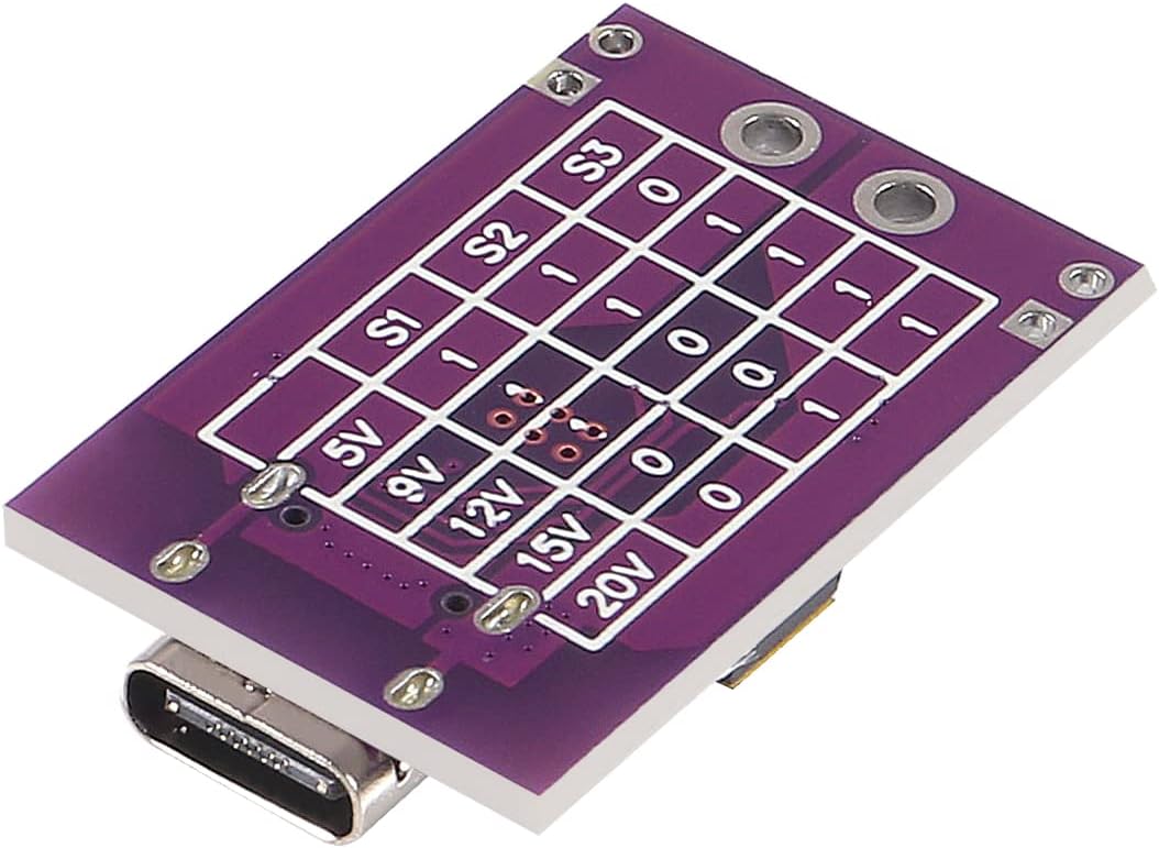DWEII 10-Pack PD2.0 PD3.0 Type-C QC AFC to DC Spoof Scam Fast Charge Trigger Polling Detector USB-PD Notebook Power