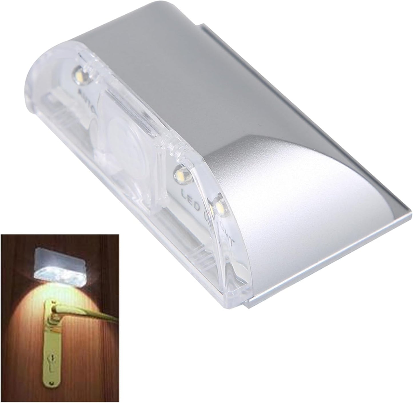 TUEQE 4 Keyhole Lights, Key Light for Door, Intelligent PIR Infrared Automatic Sensor Motion Detector Keyhole Lock