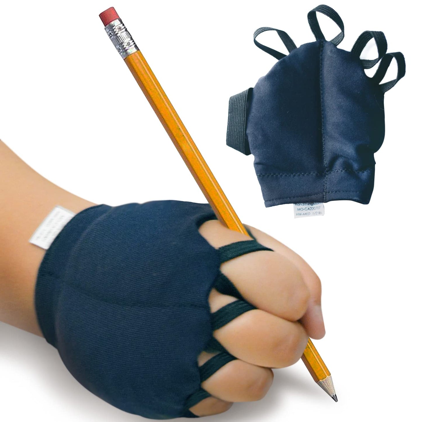 Handithings®: Hand Weight - Beneficial for Tremor Control, Fine Motor Skill Activities, Improved Hand/Wrist Mobility, Writing Stability & Strengthening. Proudly Hand Made in the USA! (WORKS FOR RIGHT OR LEFT HAND) (PLEASE SEE SIZING CHART AND MEASURE HAND