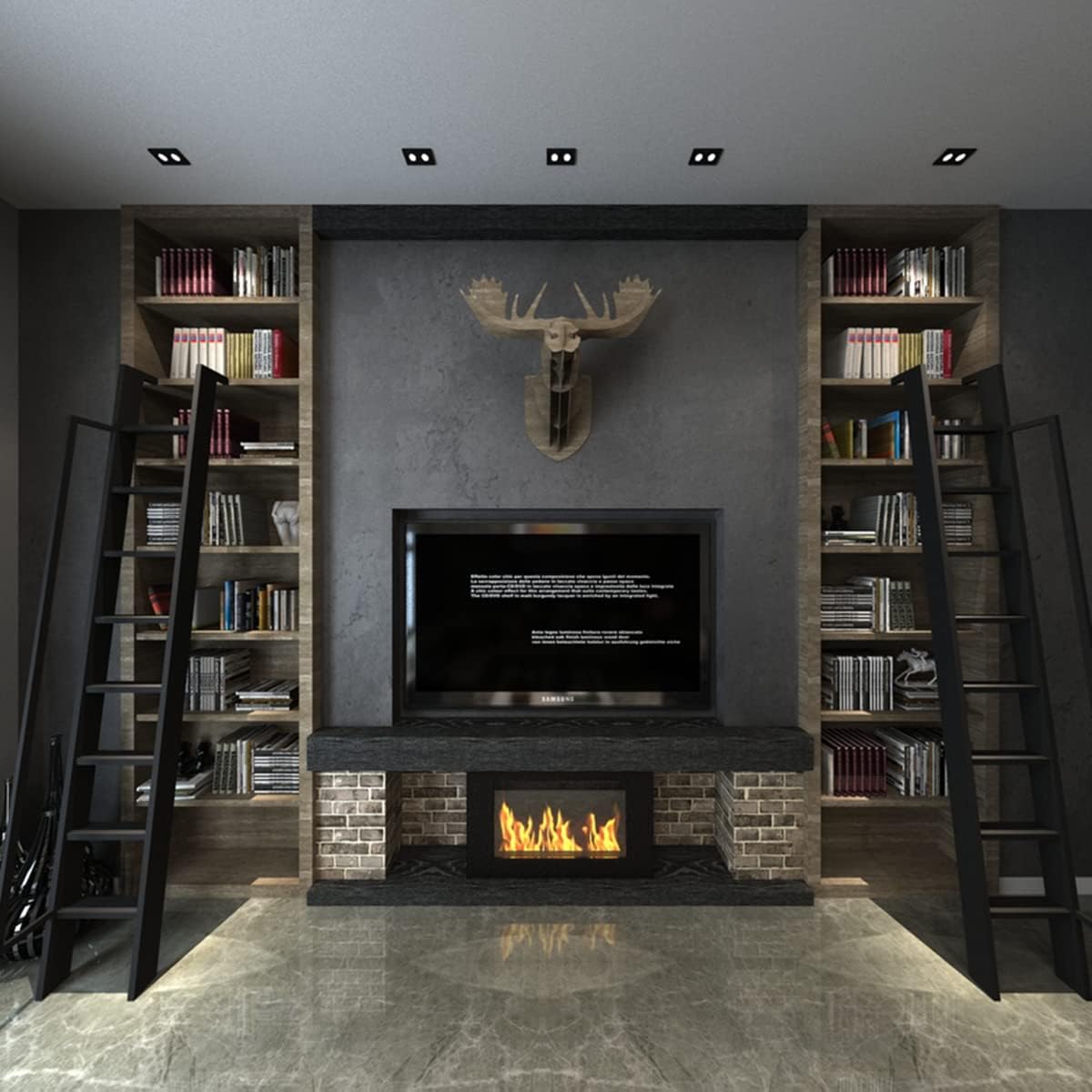 Magielif 48"x984" Extra Wide Big Roll Dark Grey Concrete Wallpaper Peel and Stick Waterproof Gray Black Concrete Contact Paper Renter Friendly Removable Vinyl Decor Roll for Garage Basement Gym Walls