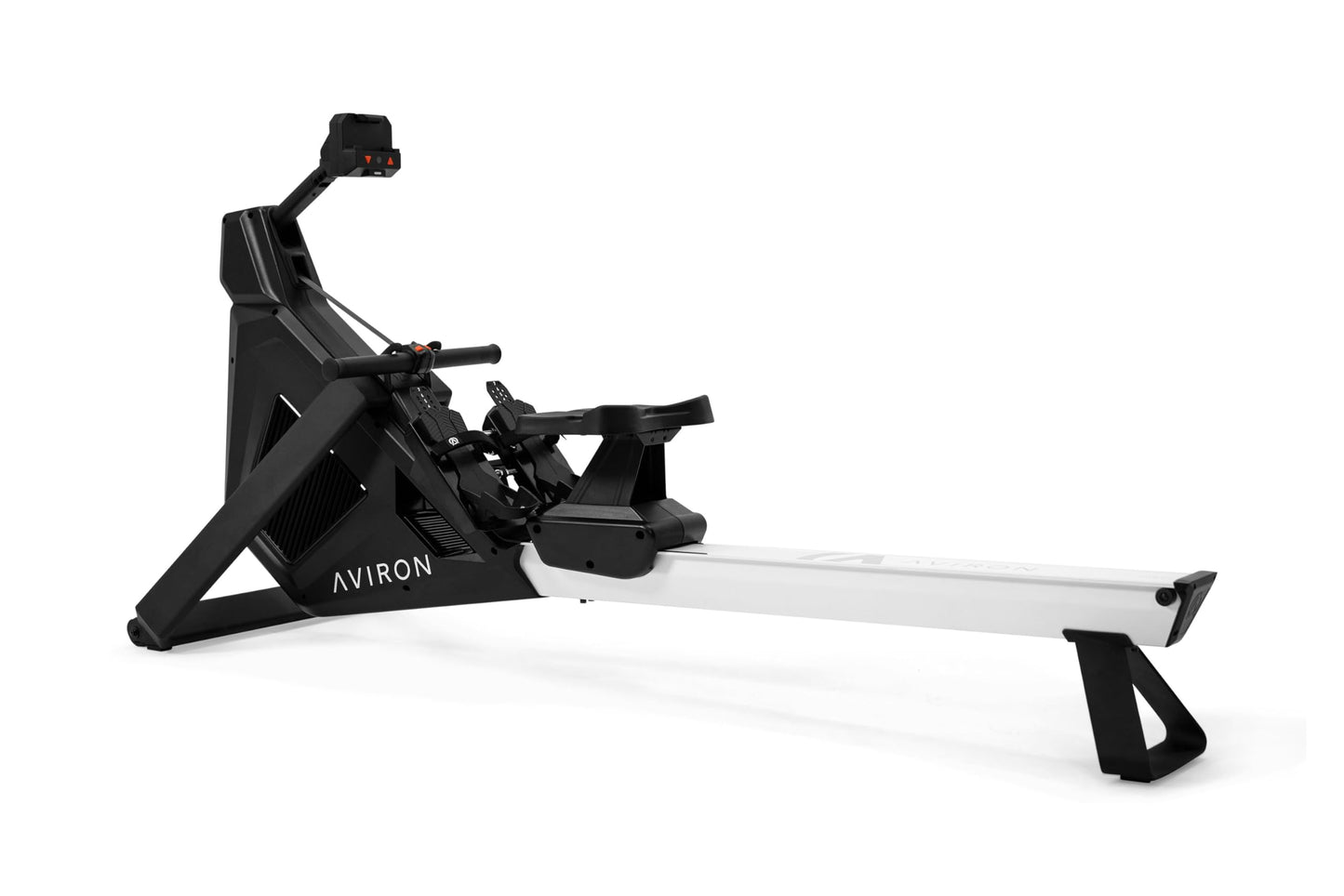 Aviron StrongGo Rowing Machine -Compatible with iPad—Dual Air & Magnetic Resistance Up to 100 lbs | Game-Based Workouts, Compact Storage Design