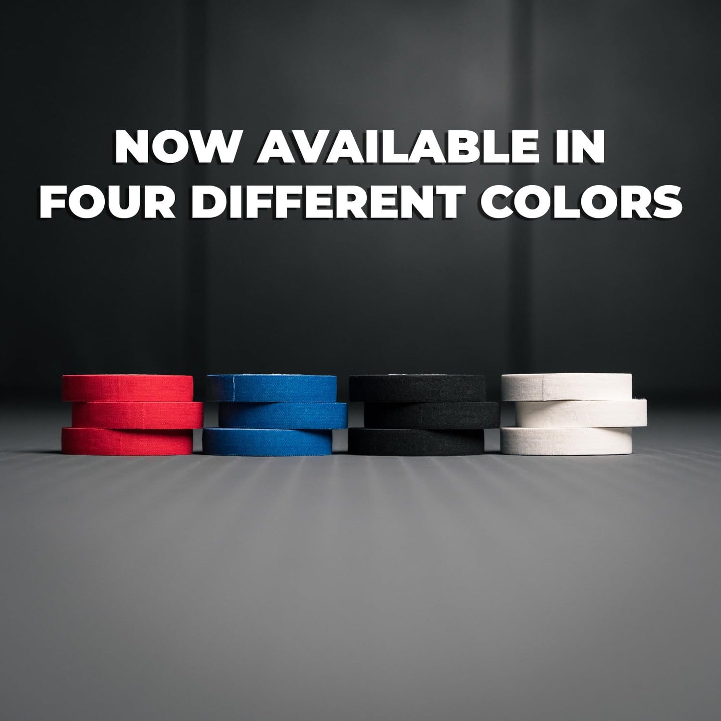 Gold BJJ Jiu Jitsu Tape - Strong Athletic Finger Tape, 1/2" x 30' - Protect Fingers and Toes in MMA, Judo, Wrestling, Martial Arts, Rock Climbing (3 Rolls, White)