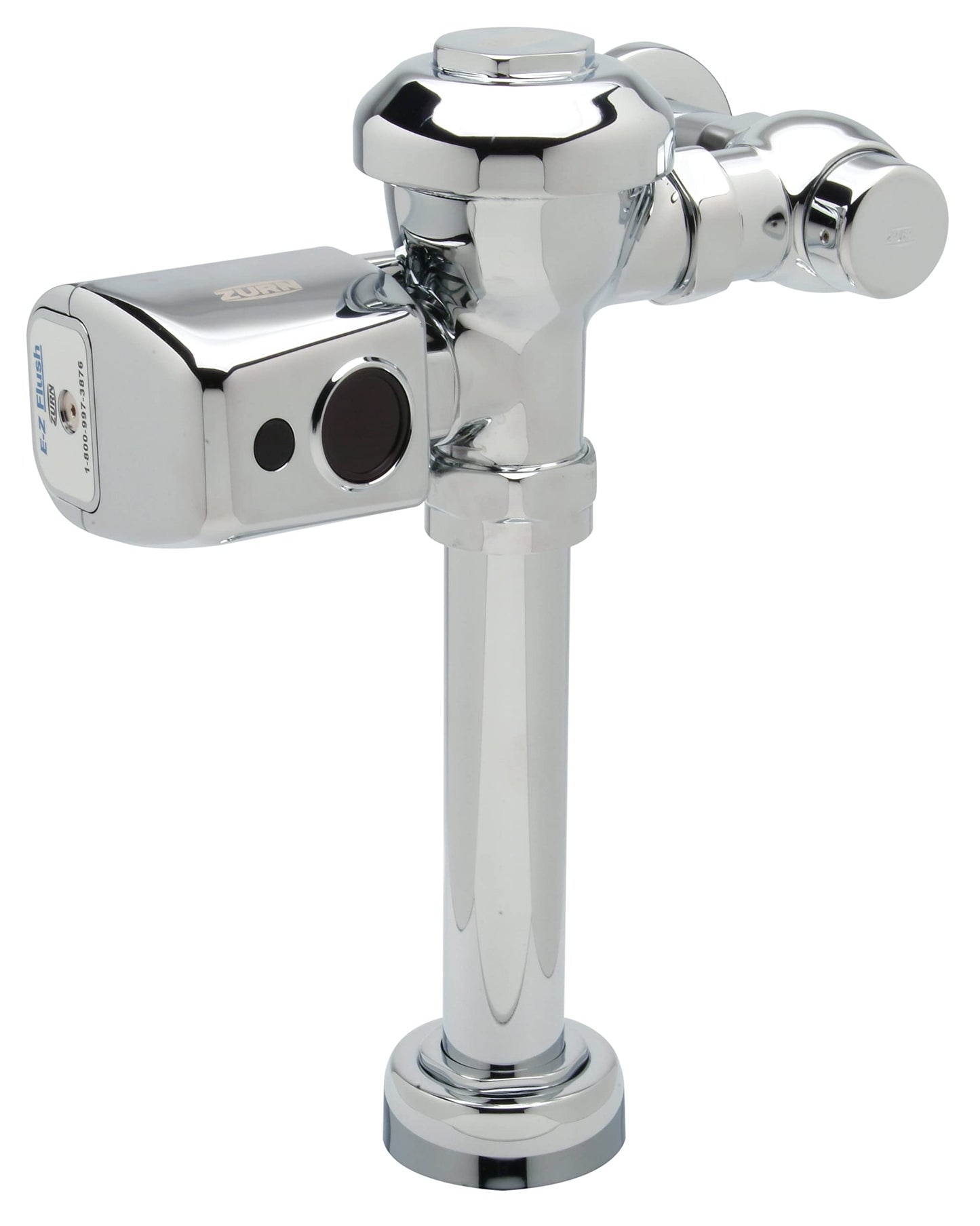 Zurn ZER6000AV-CPM AquaVantage AV ZER Exposed Sensor Diaphragm Flush Valve with Metal Cover in Chrome