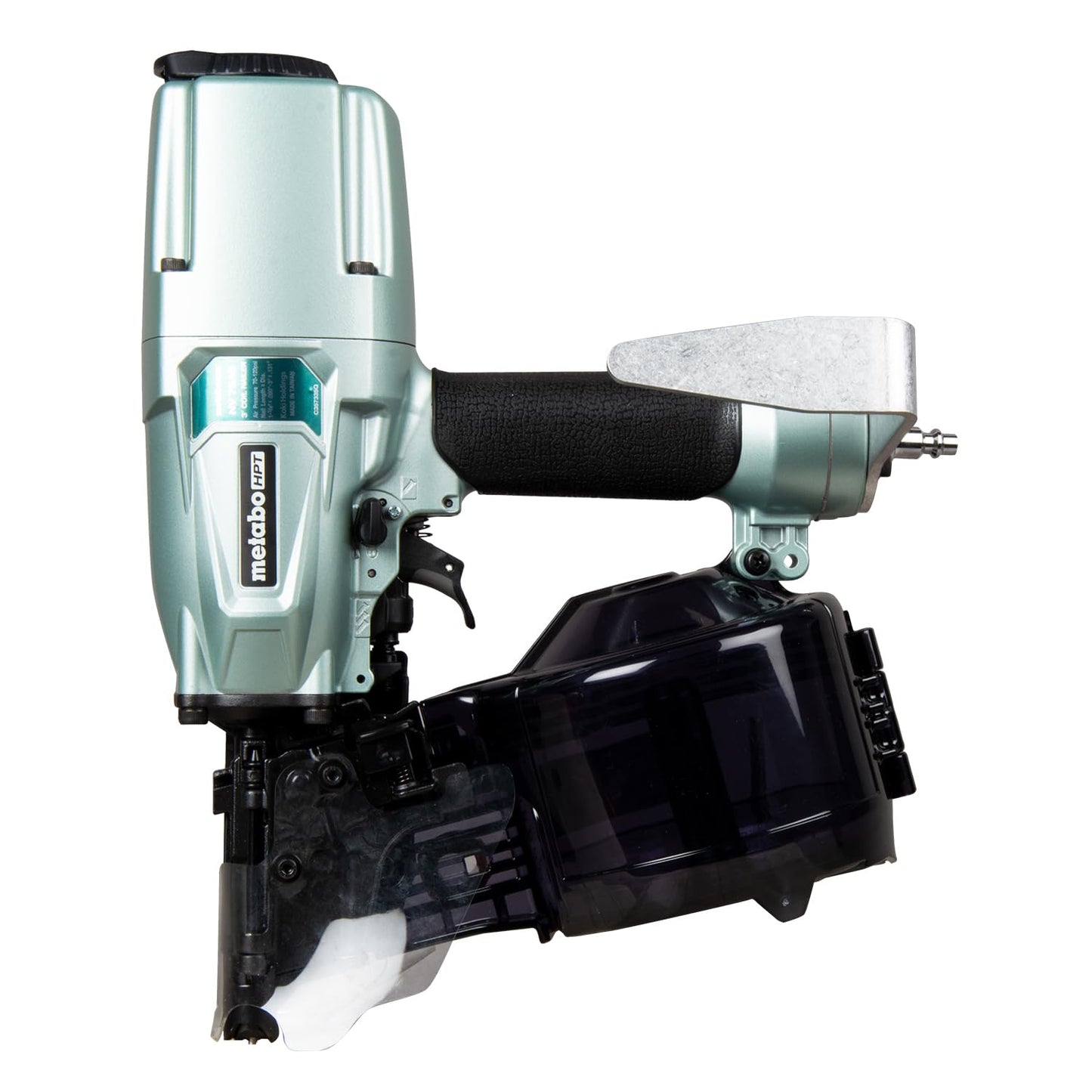 Metabo HPT Siding/Light Framing Coil Nailer, Pro-Preferred Pneumatic Power Nailers for Versatile Siding and Framing Tasks, Tool For 16° Wire 1-3/4"-3" and 15° Plastic to 1-3/4" - 2/14" Nails, NV75A5
