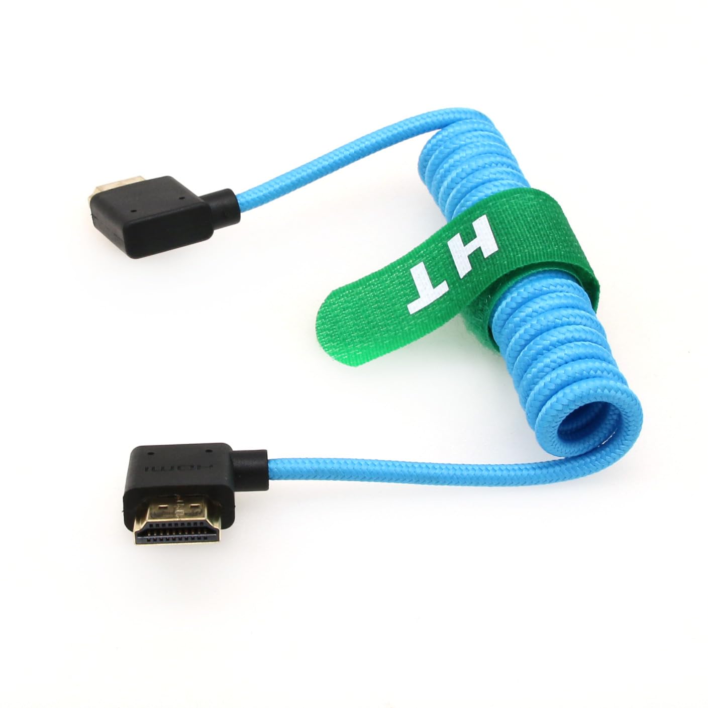 HangTon 4K 120hz 60p 8K 30p 2.1 6K HDMI Cable Right Left Angle for Ninja V SmallHD BMPCC Feelworld Panasonic Sony Canon