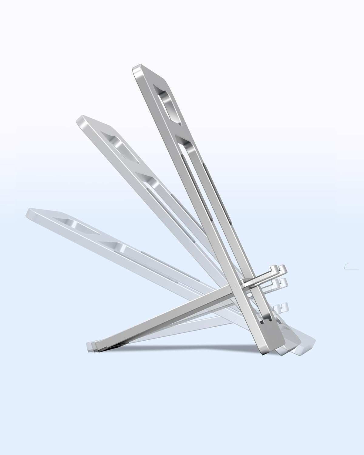 Aimai Forever Foldable Aluminum Phone Stand, Ultra Thin Portable Travel Holder for Desk Pocket,Compatible with All