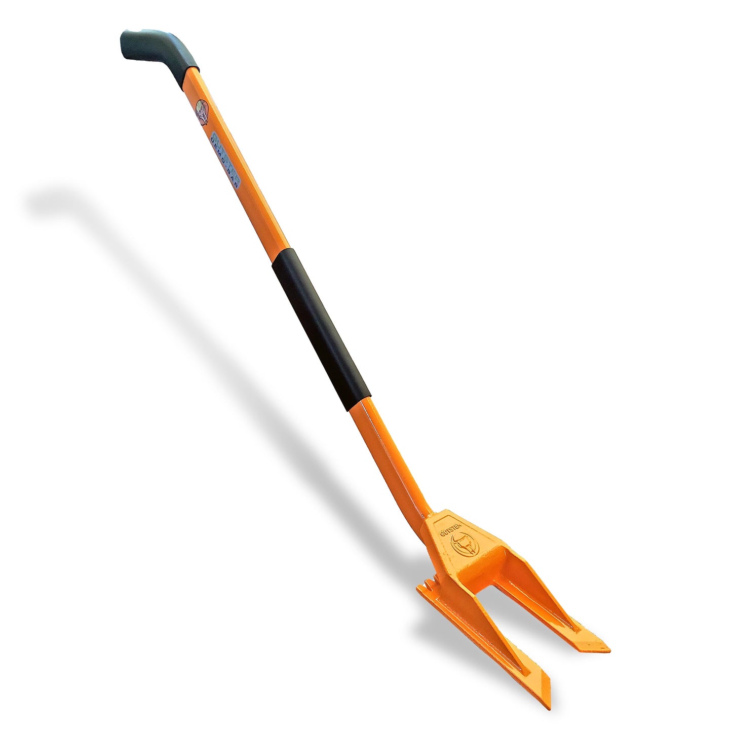 Gutster 48” Demolition Pry Bar & Crowbar – Oval Handle Wrecking Bar for Ceiling & Wall Demo – Heavy Duty Nail Puller Tool for Contractors, Firefighters & Home Renovations
