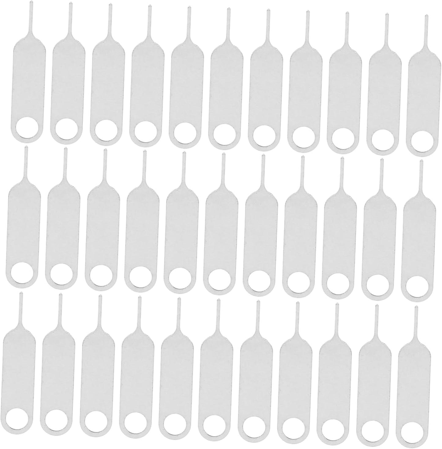 500pcs Gadpiparty Mobile Phone Sim Card Ejector Tool Durable Stainless Steel Pin for Removal Compact Design