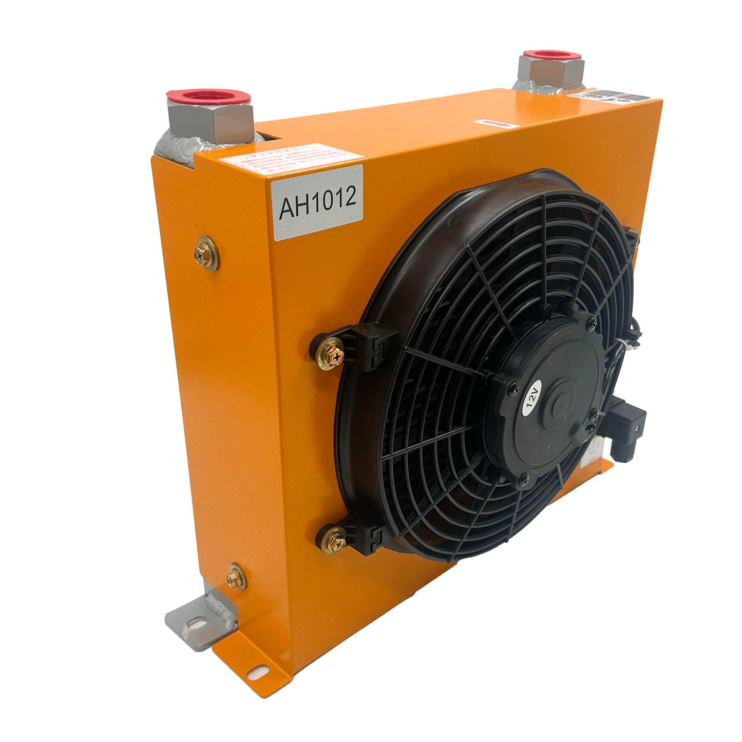 AH1012T-CA 12VDC Industrial Hydraulic Oil Cooler 120W 100L/Min Flow Fan Radiator, Low Noise and Power Usage, for Engineering Machinery Replace # AH1012T