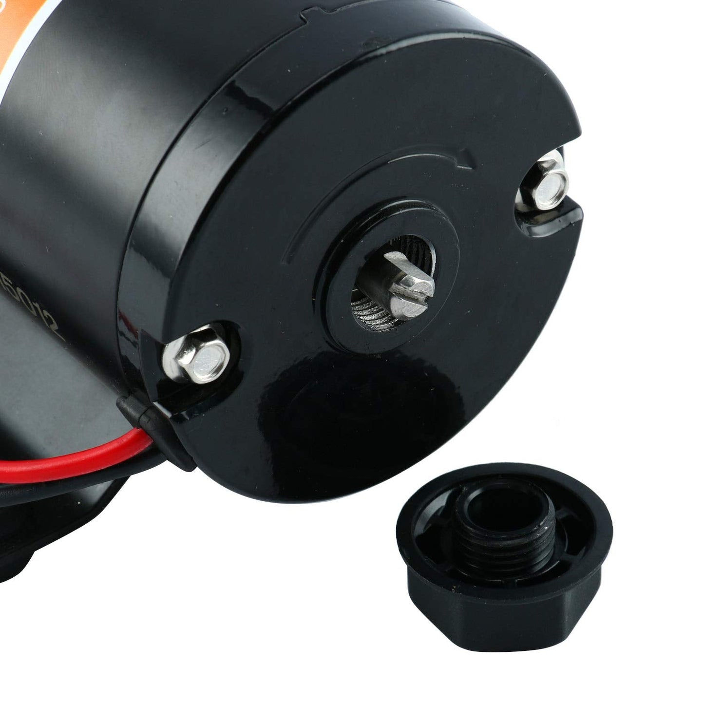 Amarine Made Macerator Waste Water Pump 12V 12 GPM New Anti-Clog Feature for RV Marine Trailer Toilet Sewer Self Priming