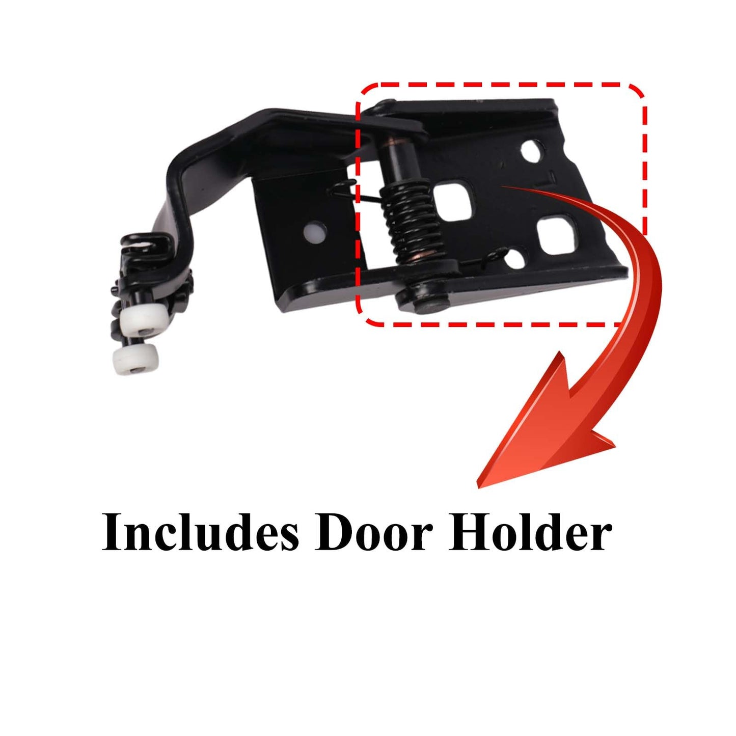 Power Sliding Door Rollers Assembly Compatible with 2005-2010 Honda Odyssey EX EX-L Touring, W/ Door Holders, Replace # 72561-SHJ-A21, 924-128, 72521-SHJ-A21, 924-129, 2PCS, Driver and Passenger Side