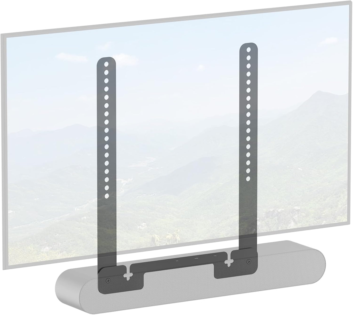 Yibracki Heavy Duty Soundbar Mount for Sonos Ray TV Mount - Height Adjustable Soundbar TV Mount for Sonos Ray Mounting