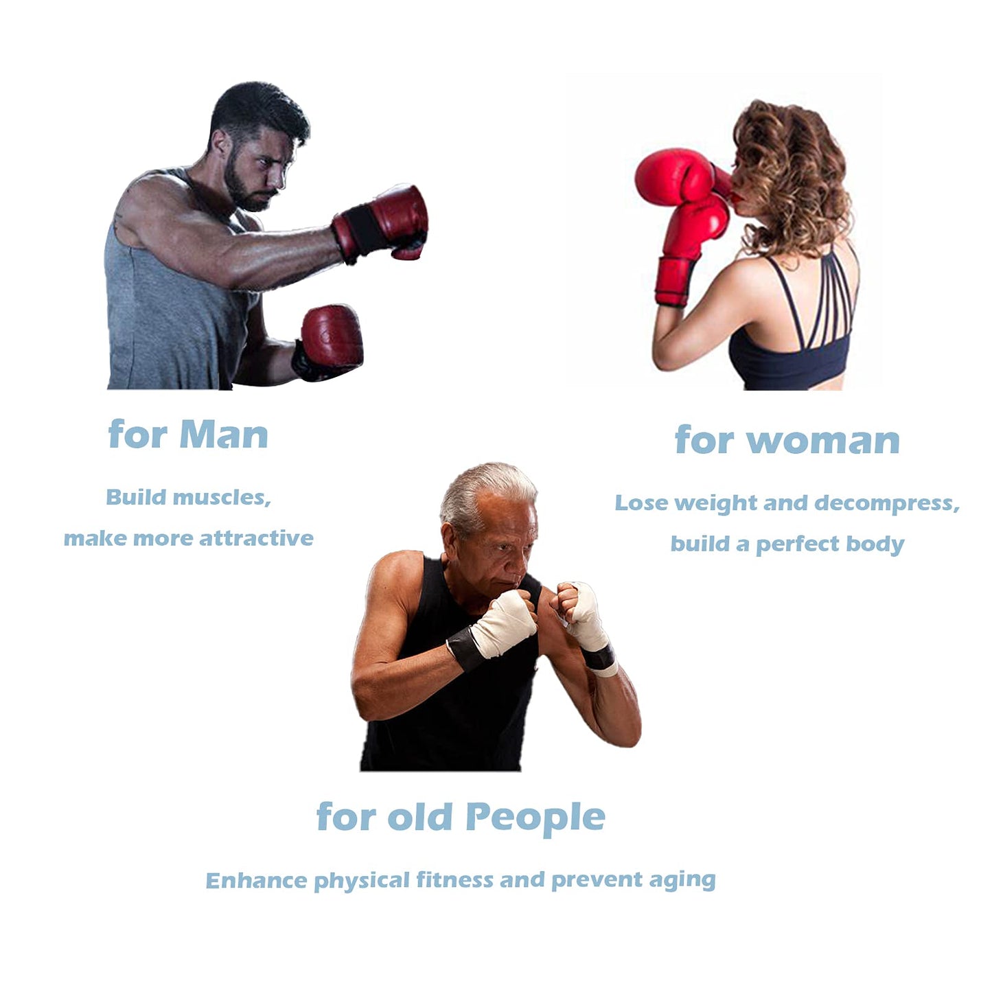 3.3FT Adult Boxing Punch Bag PU Leather, Heavy MMA Muay Thai Kickboxing Training Equipment for Fitness Training (No Filled Sands)