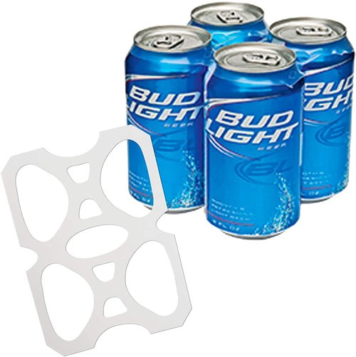 ICE N COLD 4-Pack Rings (1000ct Roll) Universal Fit - Fits all 12oz Beer/Soda Cans | FAST SAME DAY SHIPPING
