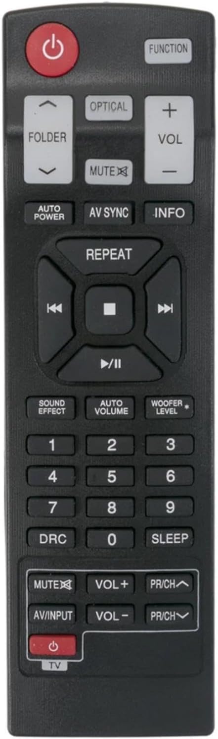 fhsbxcvb AKB73575431 AKB73575422 6 2 1 NB3530A NB3532A NB3531A NB4530B Replacement Remote Control for LG Soundbar