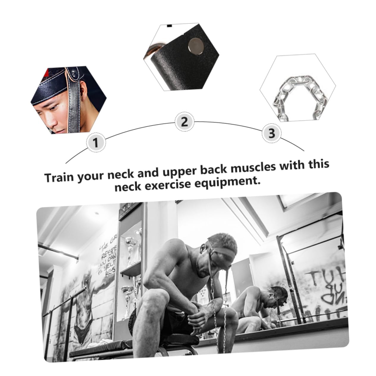 Toddmomy Neck Harness for Strength Training - Head and Neck Trainer with Padded Support for Weight Lifting and Combat Sports Adjustable Builder for Posture and Muscle Strengthening