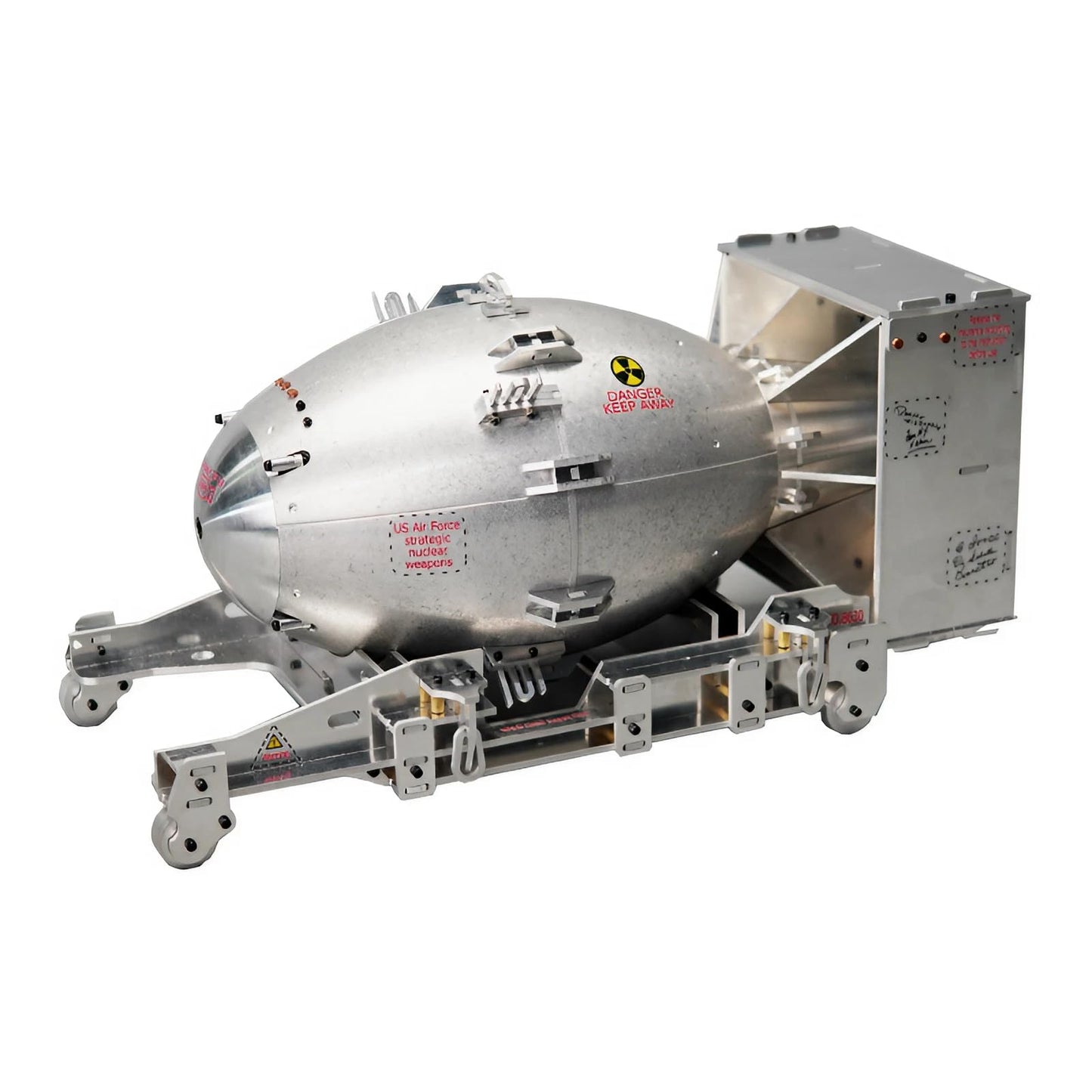 HumblePleb 1/12 Full Metal WWII American Fat Man Nuclear Bomb Assembly Model - A Great Collectible for Oppenheimer and Military - 3D Metal Puzzles for Adults