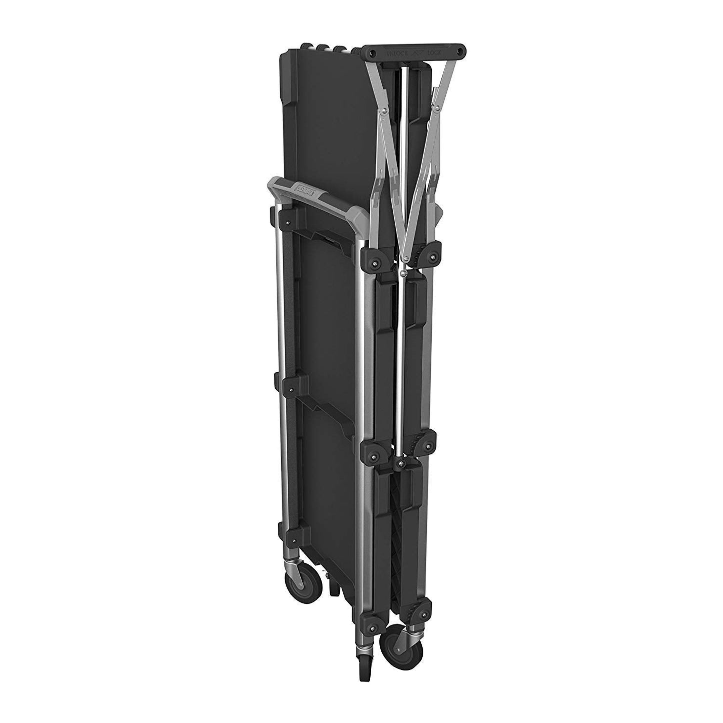 Olympia Tools 85-189 Pack N Roll Collapsible Service Cart, XL, 300LB Capacity, Black