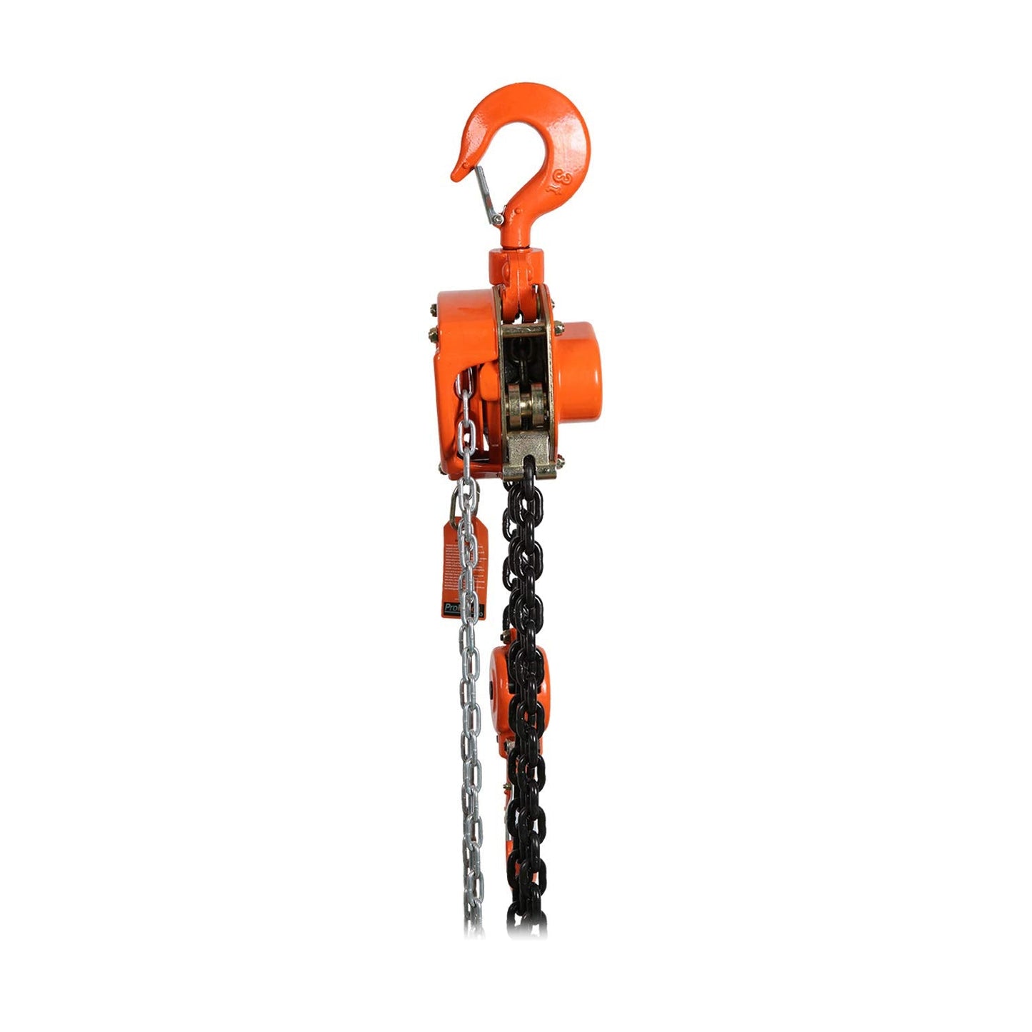 Prowinch 6600 lbs 3 Ton 30 ft Manual Chain Hoist Featuring Durable G80 Black Tempered Chain for Heavy-Duty Lifting and Rigging Applications in Industrial and Construction Environments