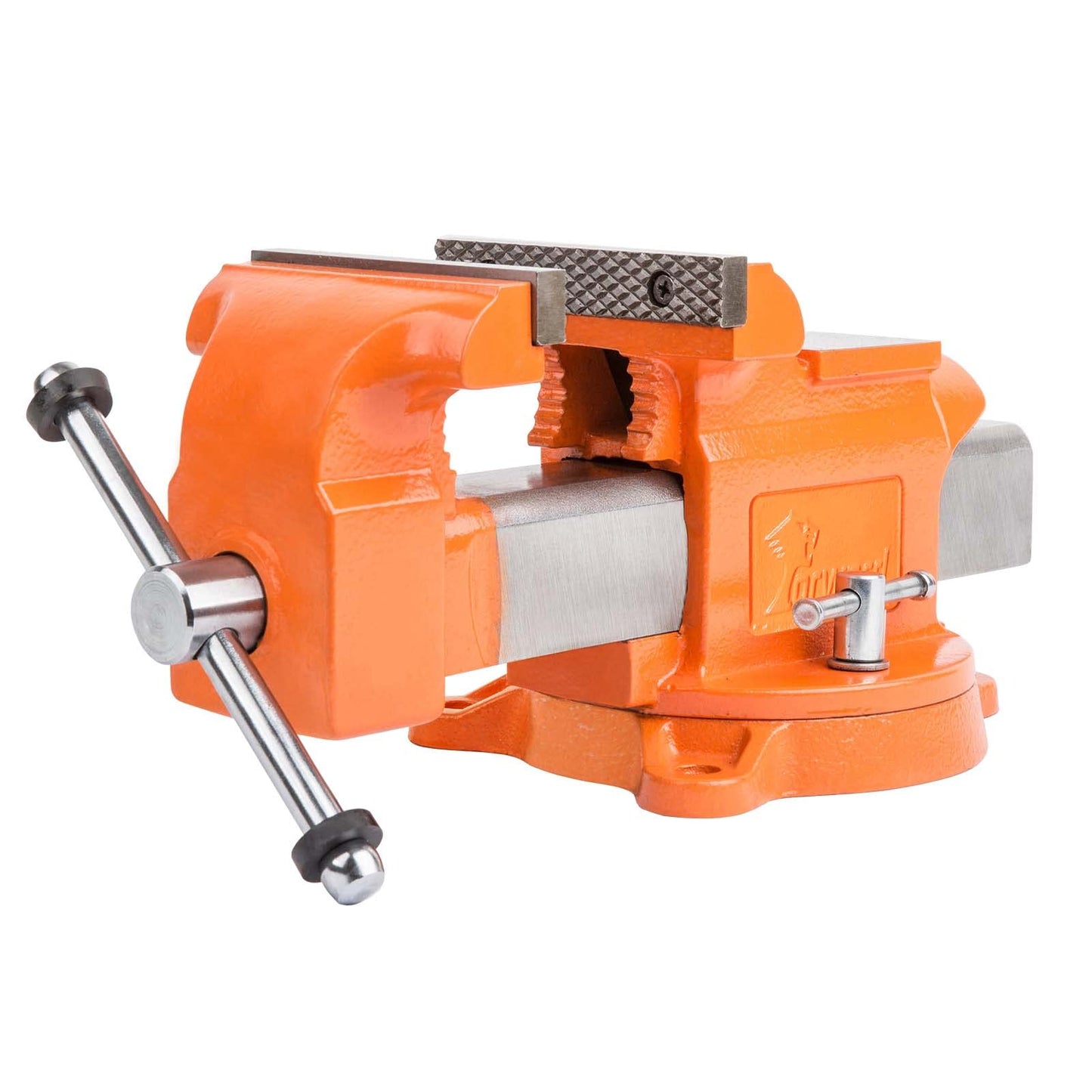 Forward 5-Inch Bench Vise Ductile Iron with Channel Steel and 360-Degree Swivel Base HY-30505-5In (5") & Forward Drill Press Vise 4", Q194A