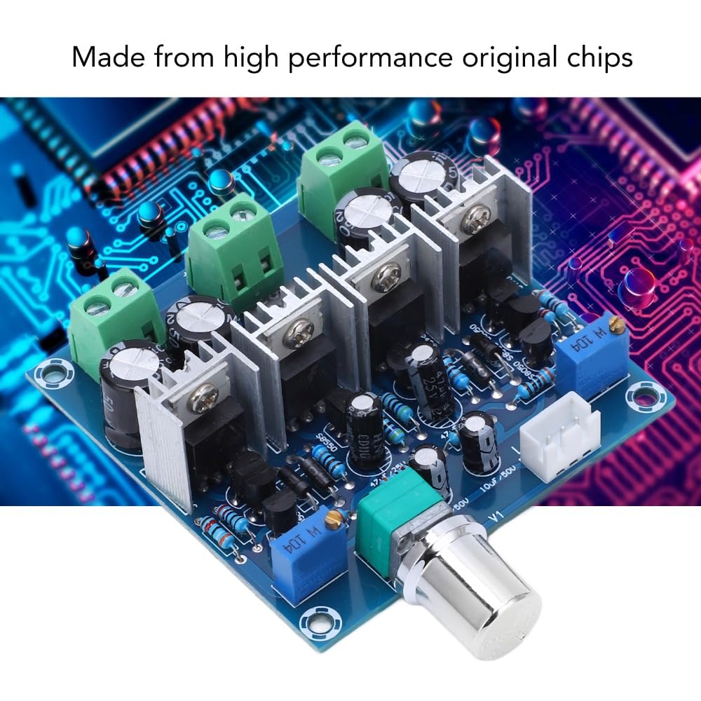 Chiffonade 2 15W+15W 24V Class A Amplifier Board Channel - DC Power Audio Module for Home Theater Speakers, Short