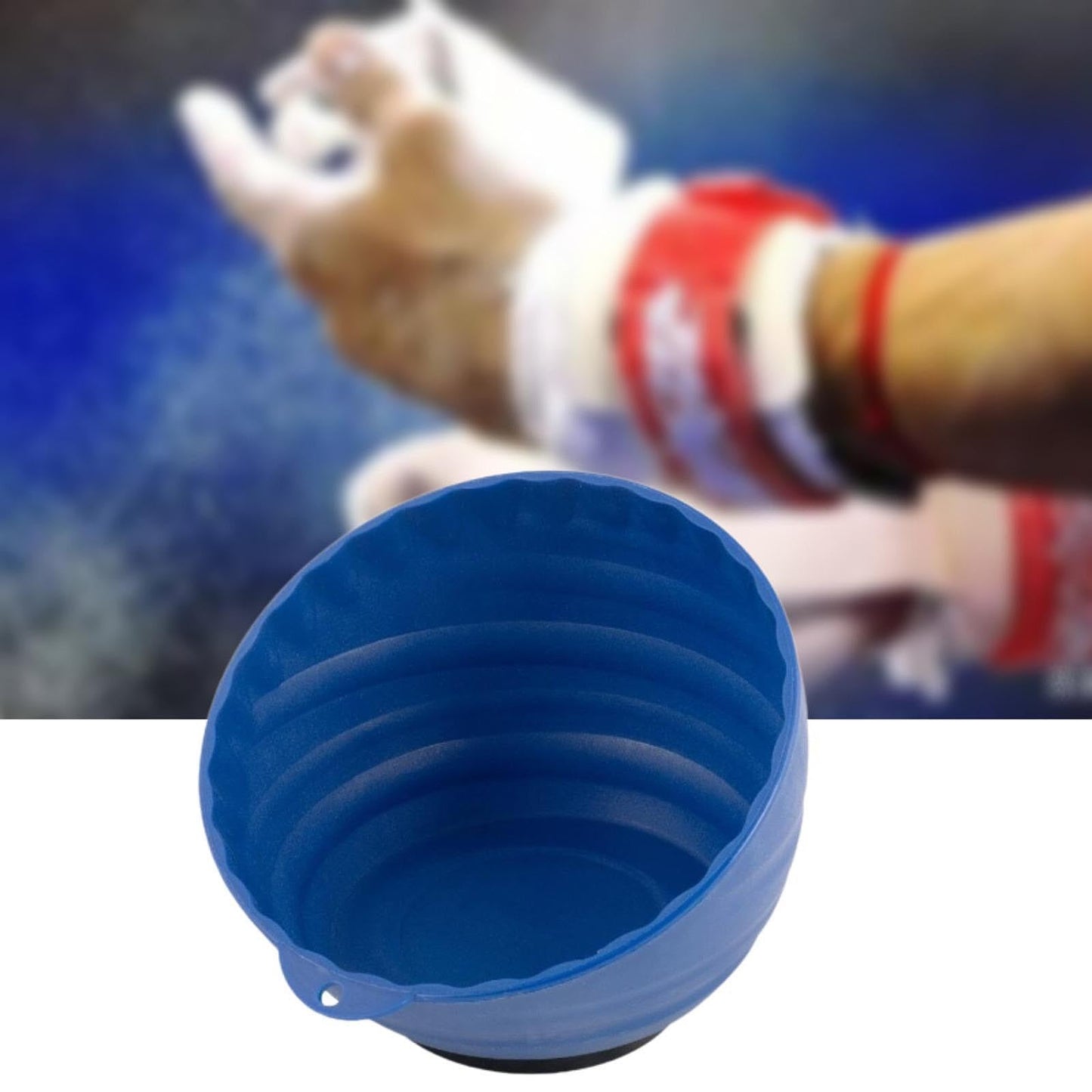 CQJRGF Gym Chalk Bowl Storage Bowl Multi Position Portable Large Gym Chalk Container Chalk Holder for Sports Gymnastics Deadlifting(Blue)