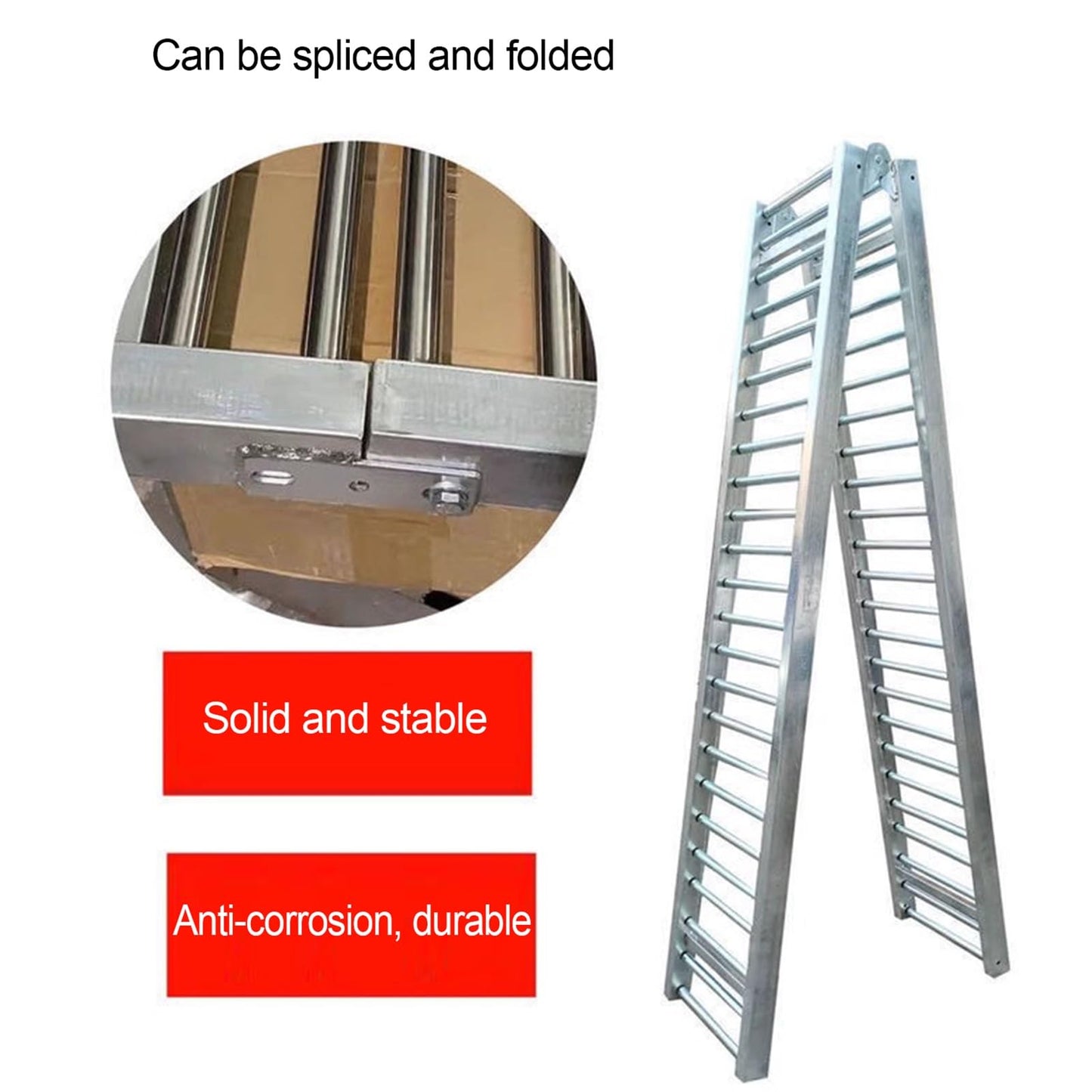 Light-Duty Gravity Roller Conveyor, Unpowered Anti-Rust Galvanized Steel Slides, Portable Bucket Unloading System for Warehouses & Factories (Silver, 30cm Width)