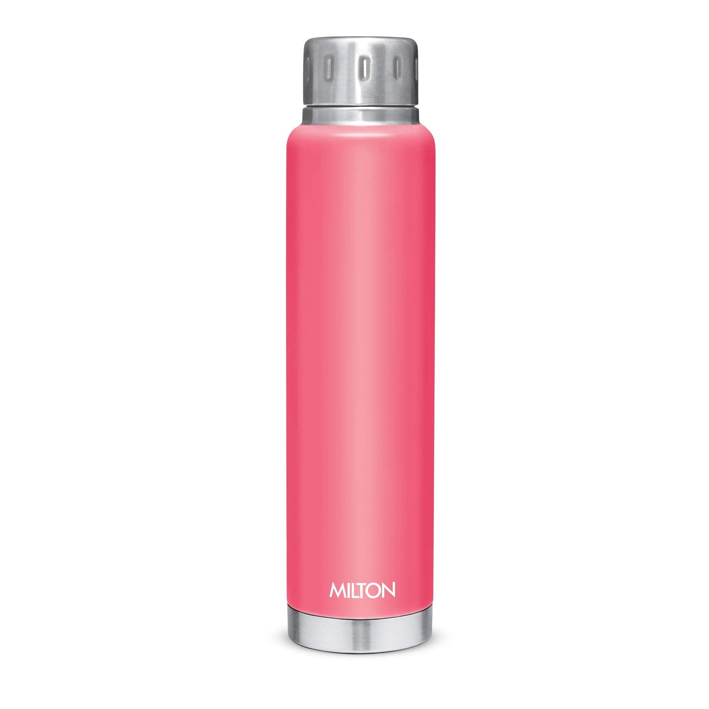 MILTON Thermos Insulated Water Bottle 25 oz (750 ml) Stainless Steel Double walled vacuum flask for 24 Hours Hot and Cold Drinks, Leak Proof for Travel, Office, Gym, Elfin 750 Pink