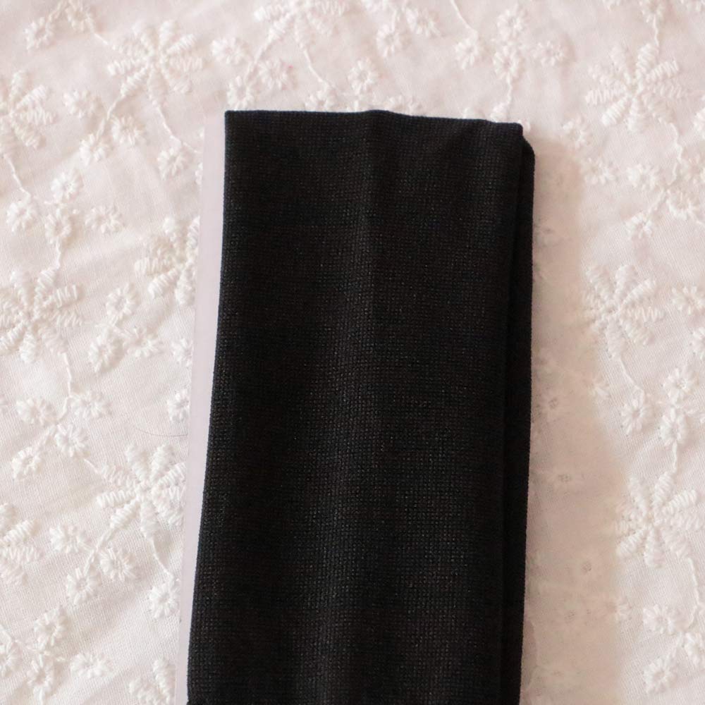 Sport Yoga Headbands,Pack of 14,Fashion Soft Elastic Polyester Sweatband Yoga Stretchy Headband for Women Man Girl (Black)