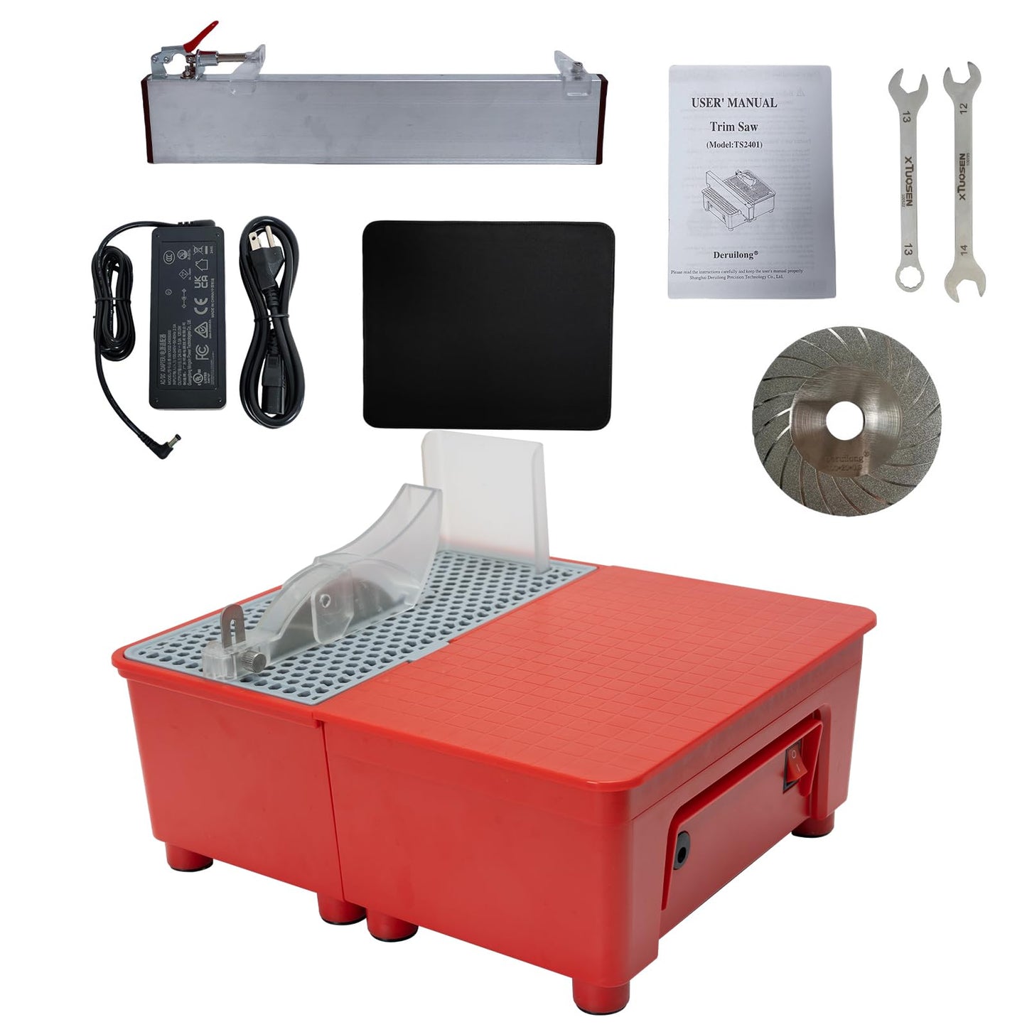 Electric Bottle Cutter Glass Bottle Cutter, Glass Stone and Brittle hard materials Cutting, Trimming, Sawing with diamond coated saw blade Deruilong