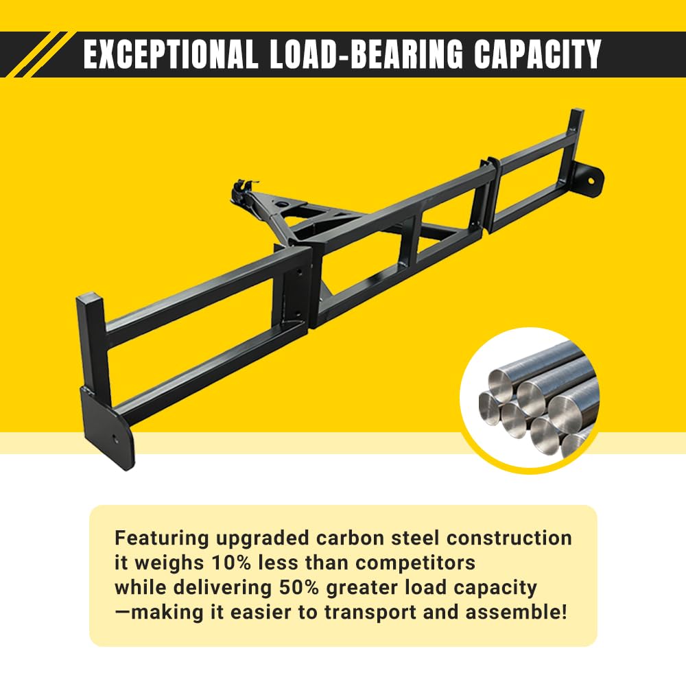 AvmrLc Professional Shipping Container Tow Bar Kit for 20'/40' Containers, Constructed from High-Strength Manganese Steel Rated for 14,000 Lbs, Split-Design for Easy Storage Suitable for Truck Towing