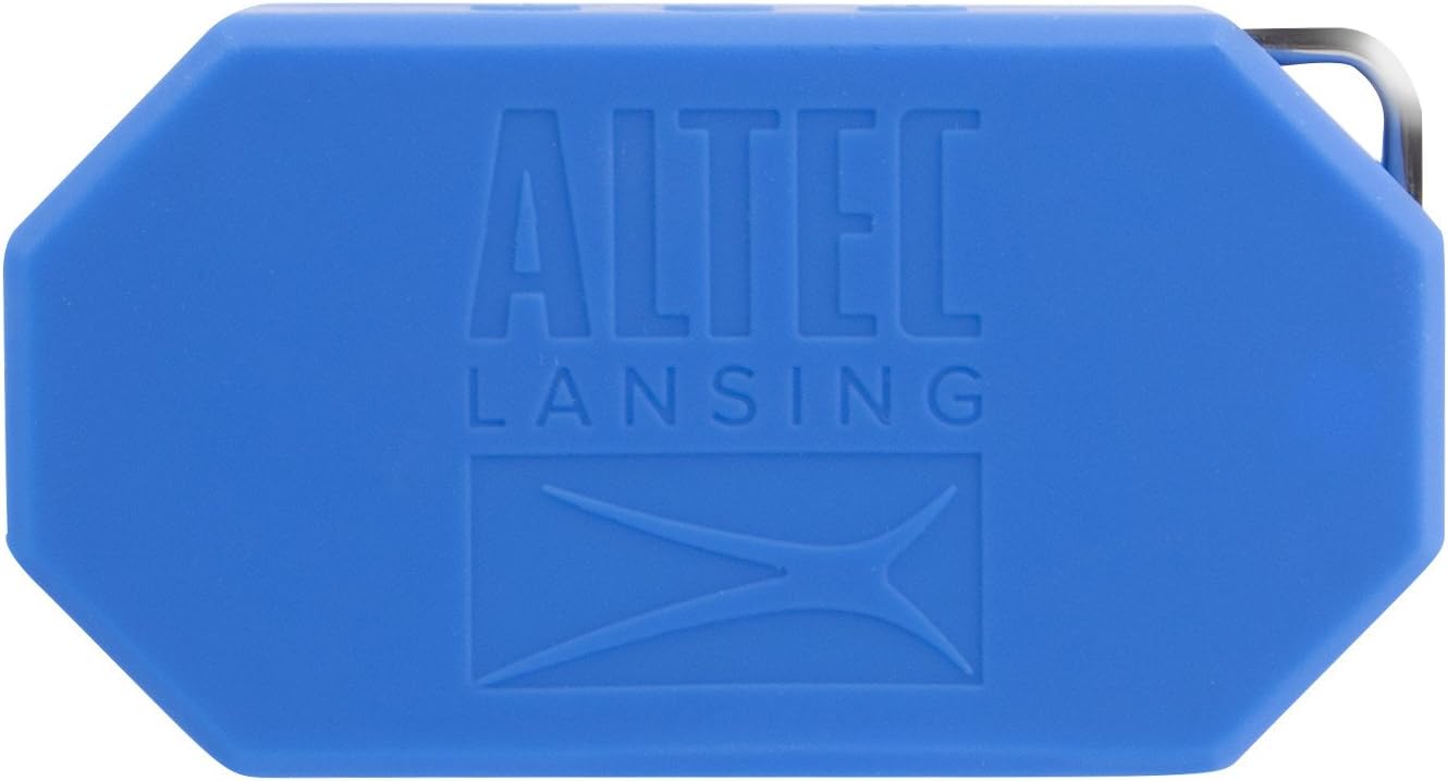 Altec Lansing IP67 30-Foot 6-Hour Portable Bluetooth Speaker Waterproof Outdoor Speaker with Range and Battery Floating
