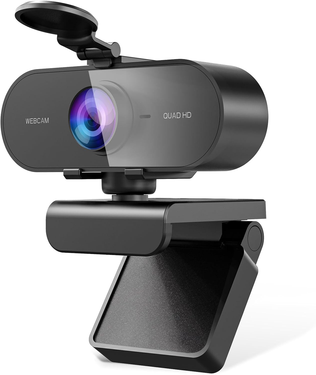 FWV 2K Webcam for PC Mac Laptop with Microphone,Full HD Web Cam for Streaming with Privacy Cover Sliders,USB C Web