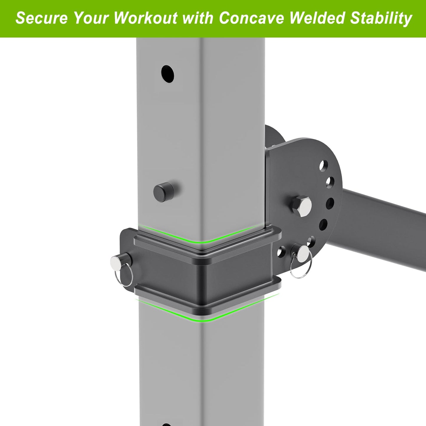 SELEWARE Adjustable Lever Arms Jammer Arms for 3'' x 3'' Power Racks with 5/8" or 1" Holes, Heavy Duty Versatile Lever Arm Attachment for Gym Rows, Pushes, Deadlifts, Belt Squats, Curls and More