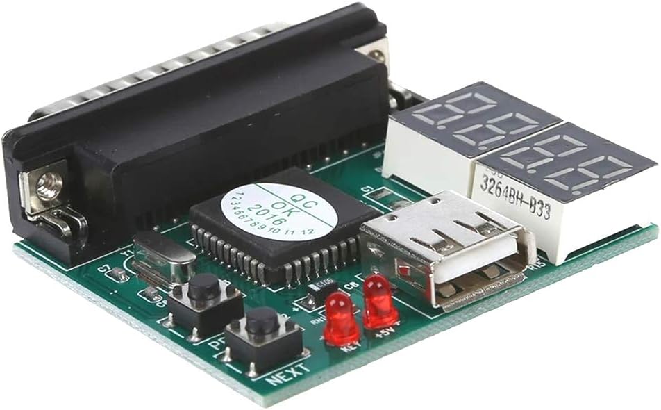 JMT 4-Digit USB & PCI Motherboard Diagnostic Tester for Laptops